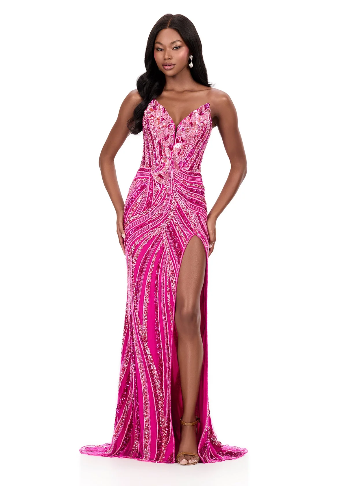 Hot Pink Prom Dresses
