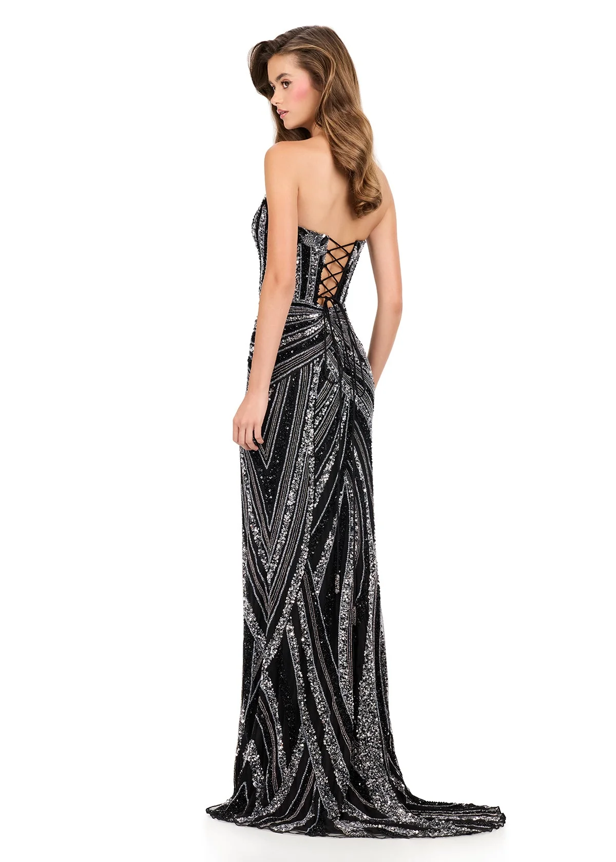 12230 - Silver/Black - ASHLEYlauren - Image 3
