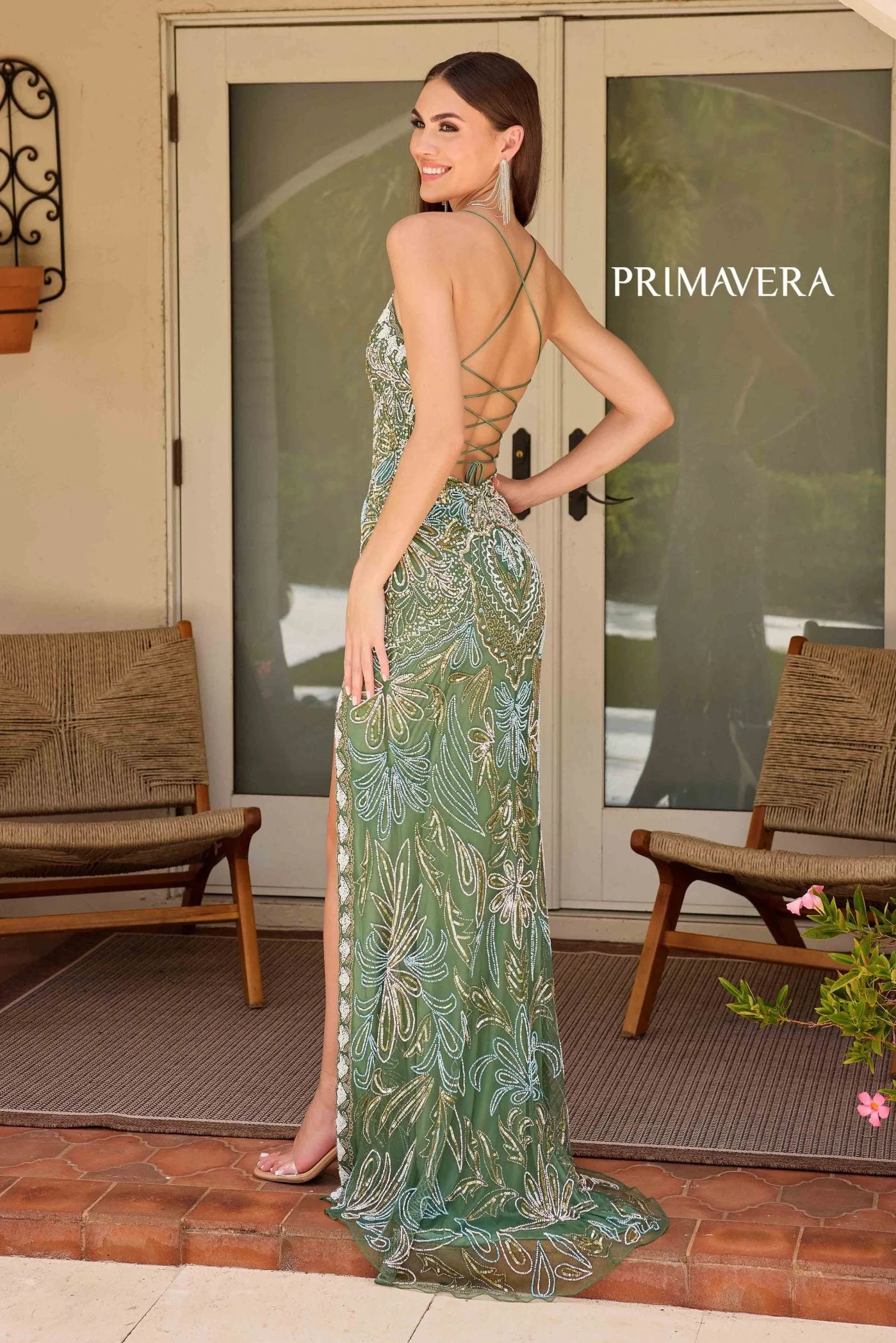 4156 - Primavera - Vintage Inspired Beaded Gown - Image 53