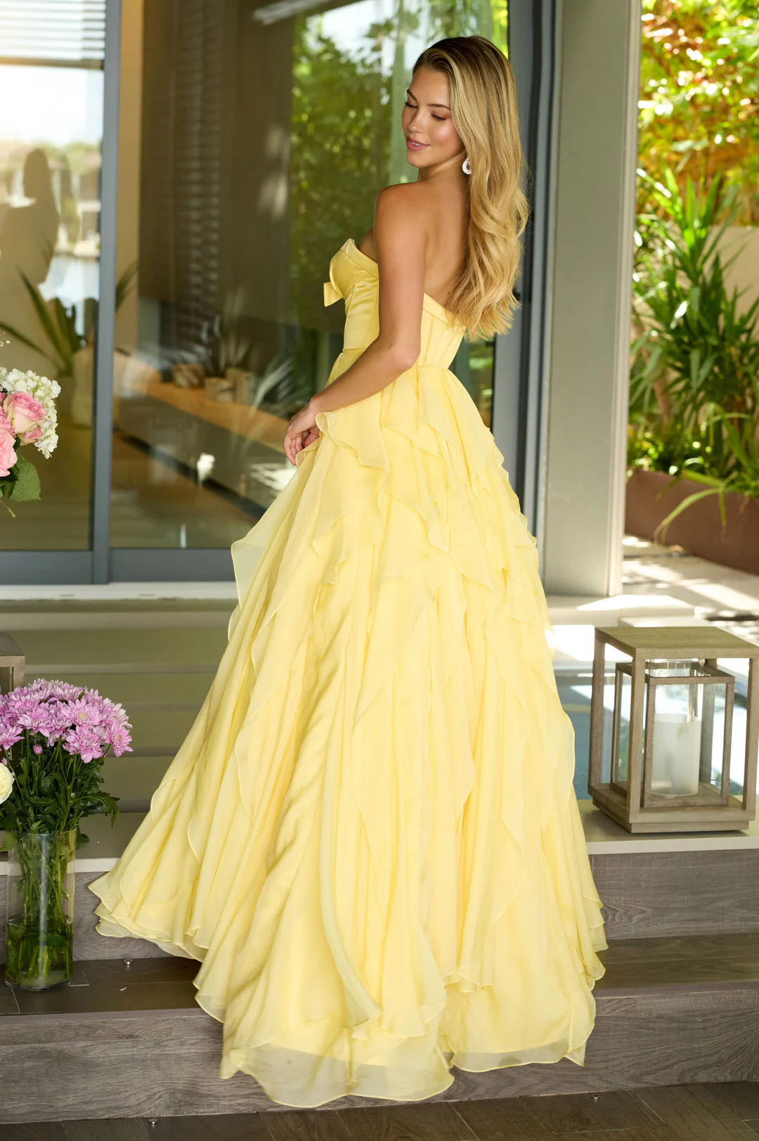 42209 - Ava Presley - A-Line Ruffle Gown - Image 6