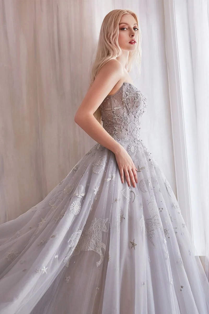 A0890 - Constellation Selene Tulle Ball Gown - Andrea & Leo - Image 6