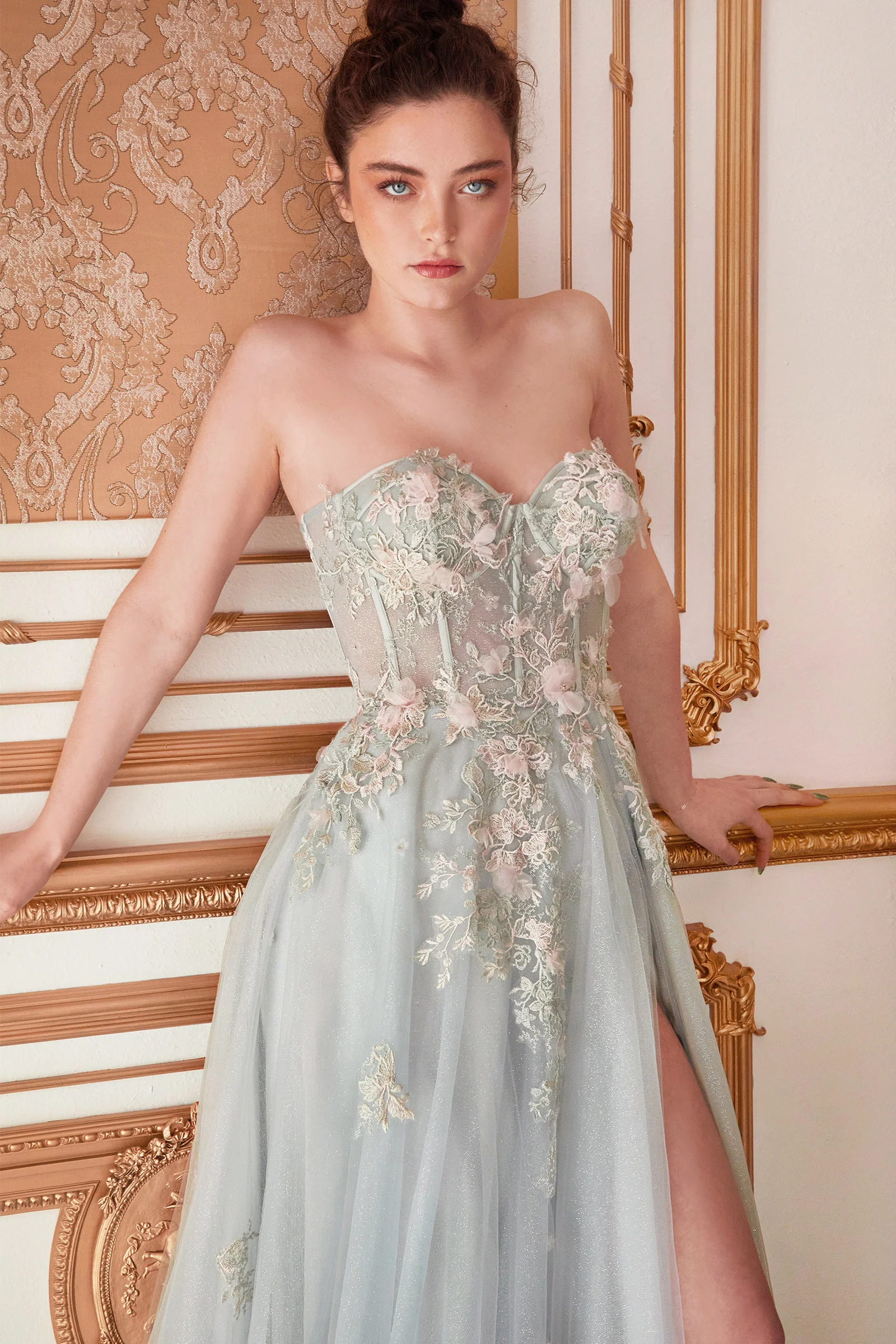 A1089 - Penelope Blossom Gown with Overskirt - Andrea & Leo - Image 10
