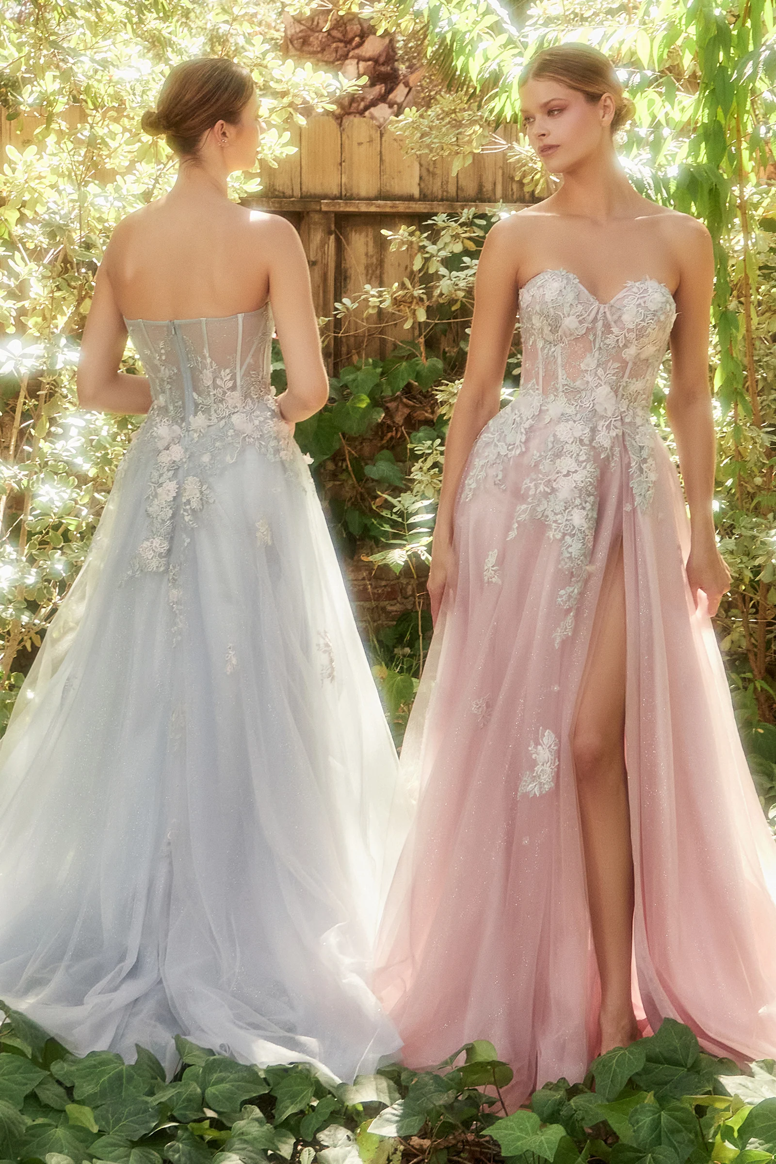 A1089 - Penelope Blossom Gown with Overskirt - Andrea & Leo - Image 2