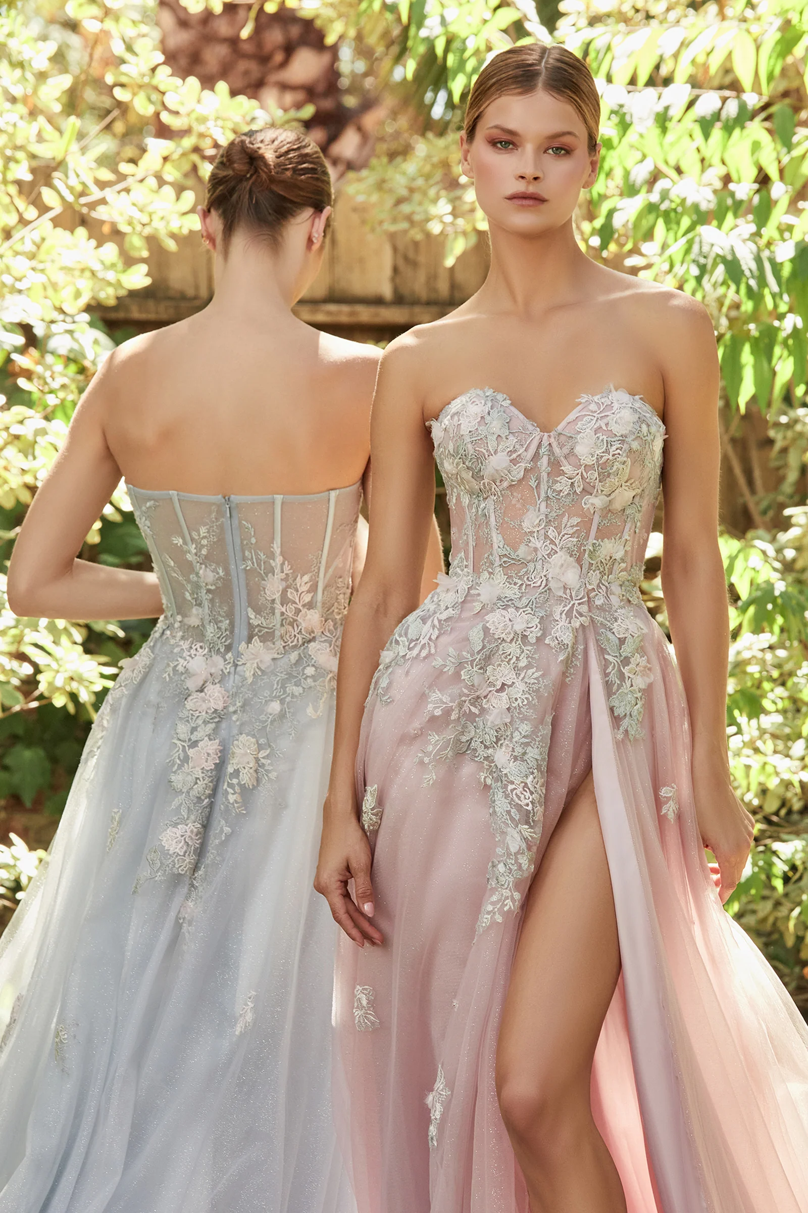 A1089 - Penelope Blossom Gown with Overskirt - Andrea & Leo - Image 3