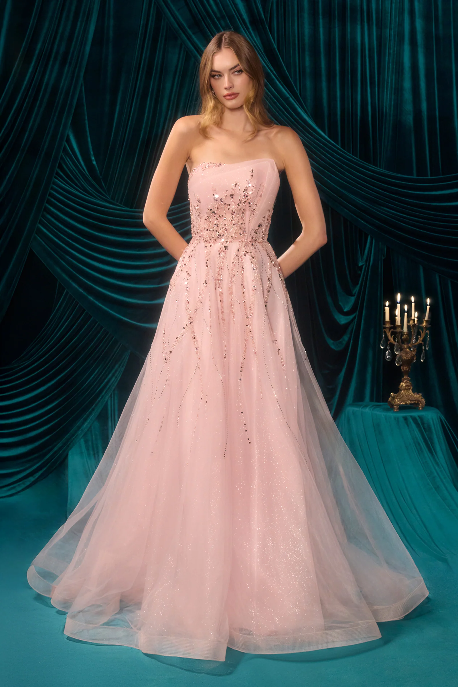 A1491 - Cynthia Structured Ball Gown - Andrea & Leo - Image 10