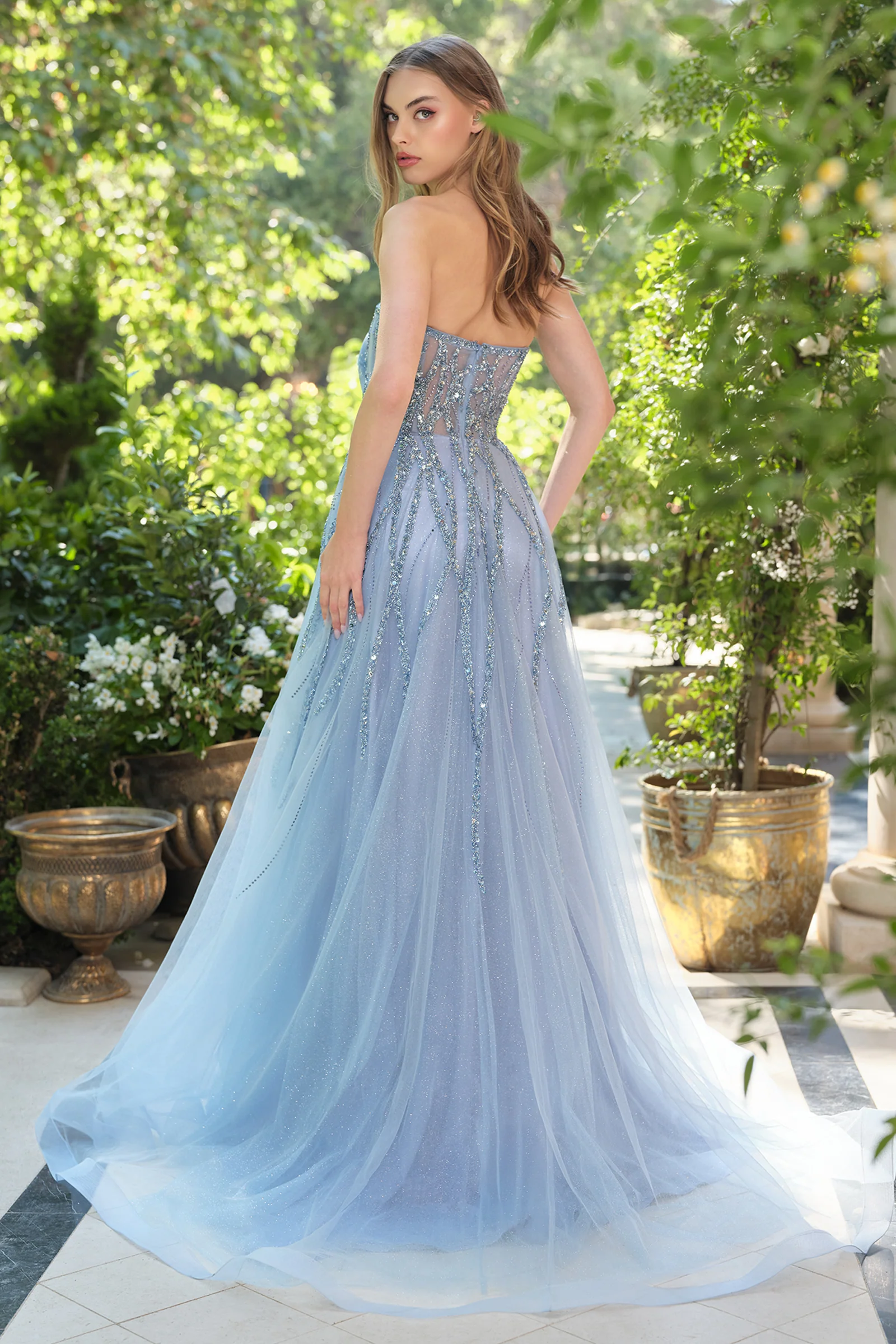 A1491 - Cynthia Structured Ball Gown - Andrea & Leo - Image 2