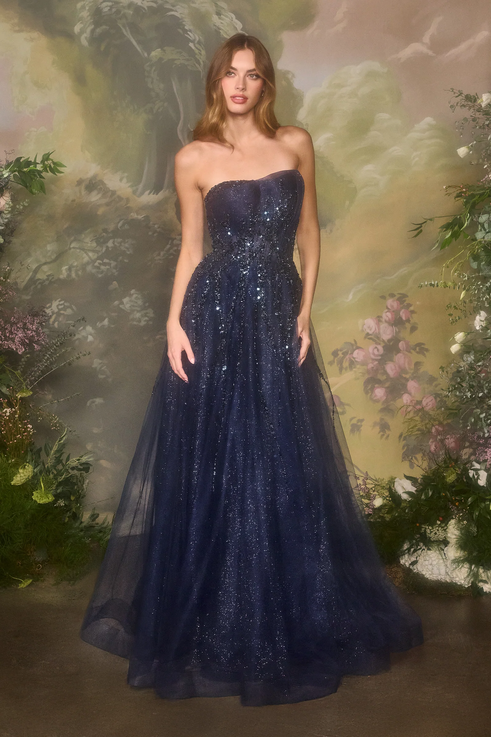 A1491 - Cynthia Structured Ball Gown - Andrea & Leo - Image 6