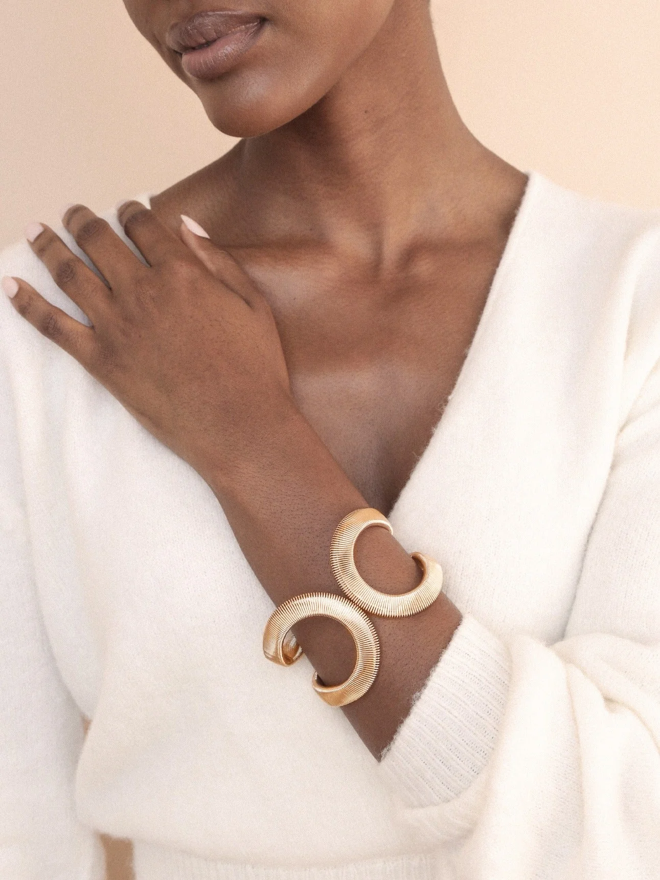Abstract Flex Cuff Bracelet - Image 4