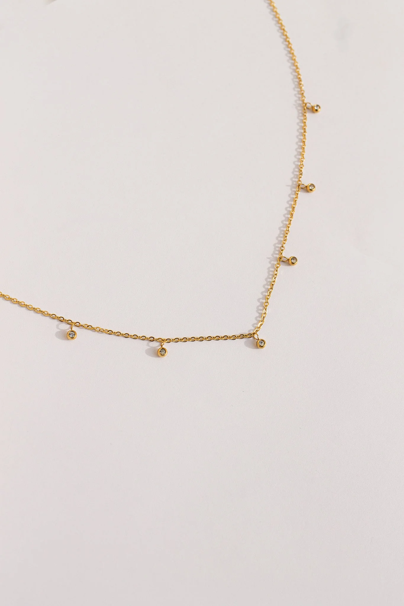 Adaline Crystal Charm Necklace - Image 7
