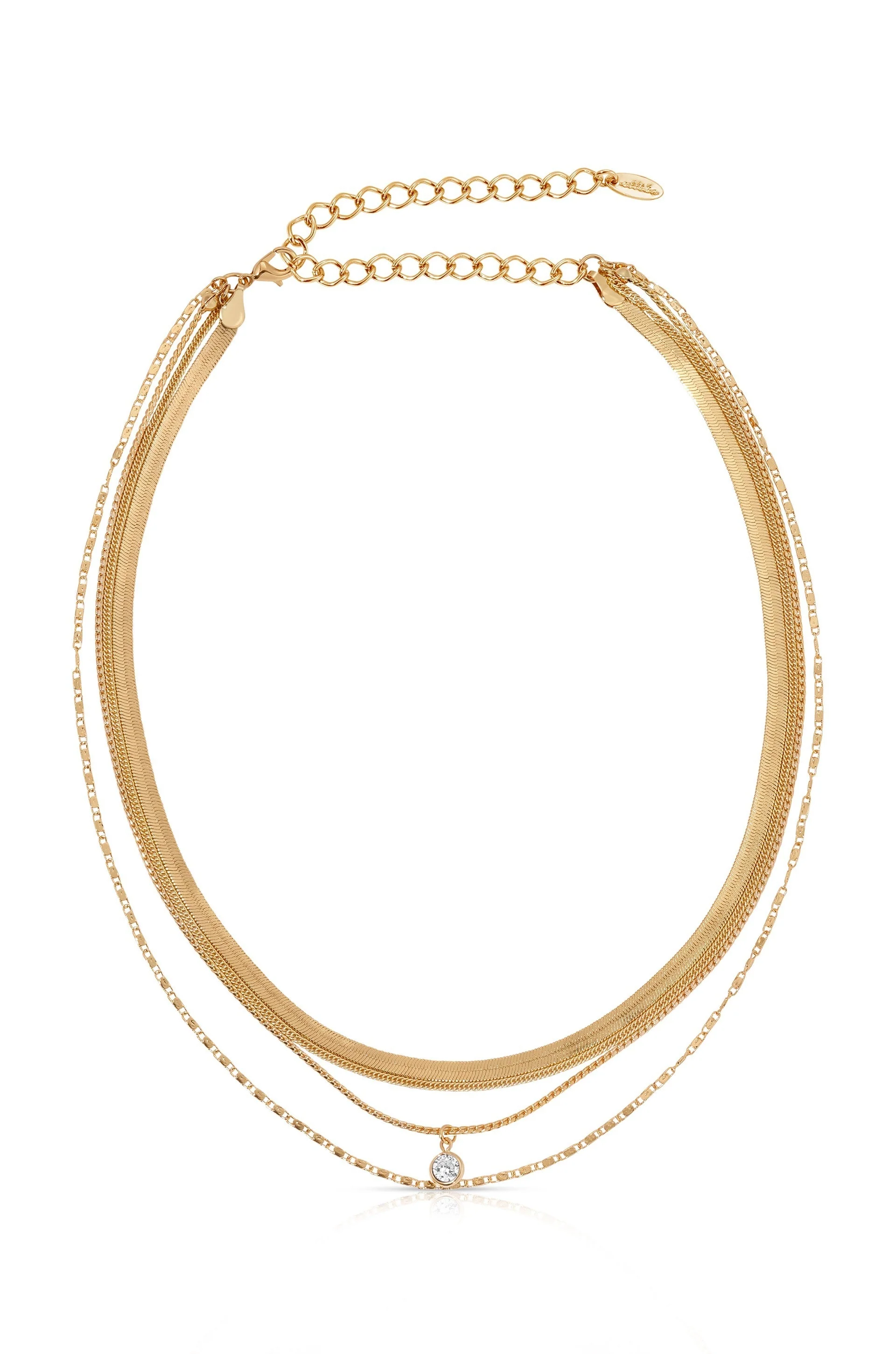 All the Chains Layered Necklace - Image 3
