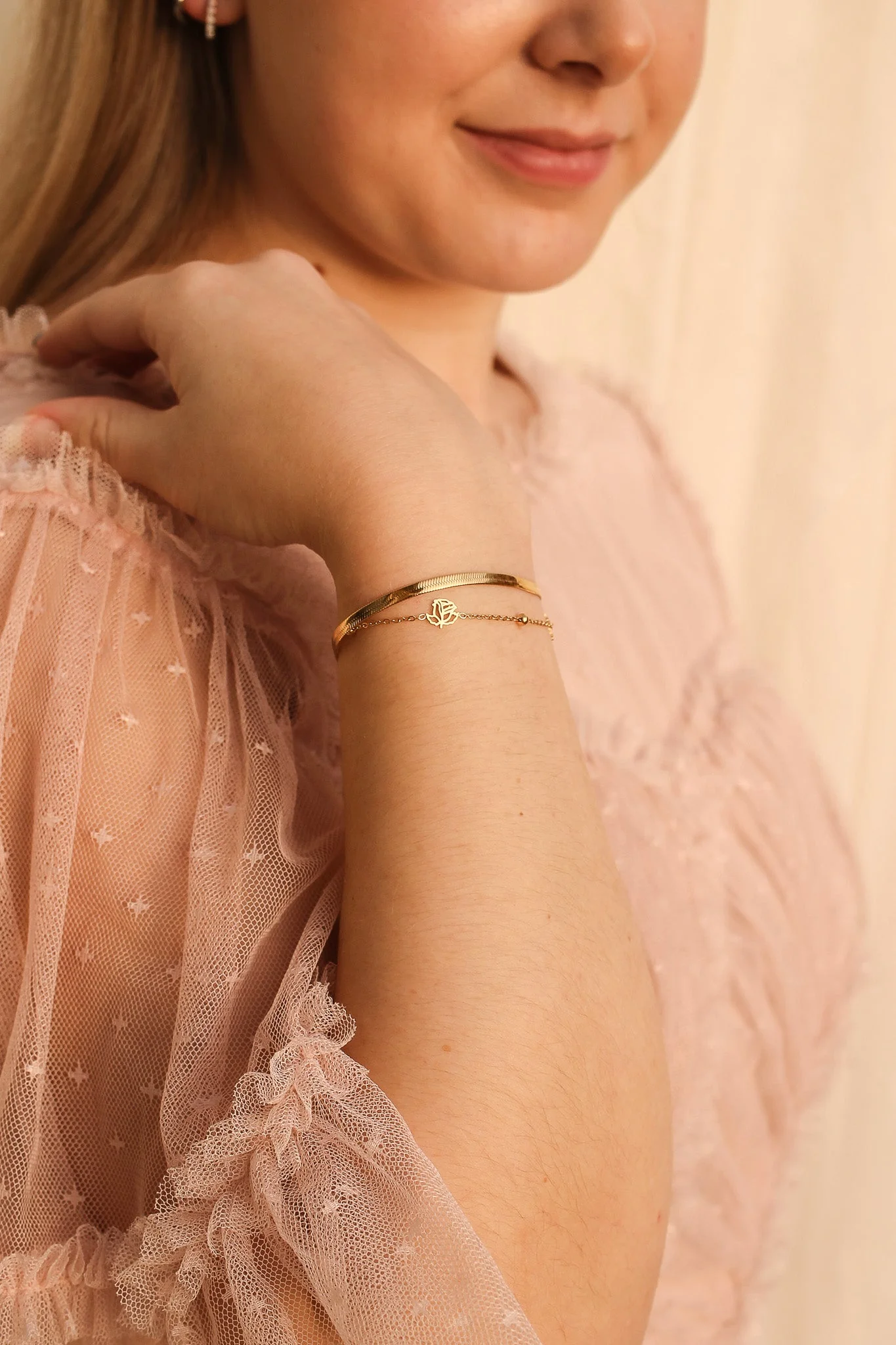 Anne Double Chain Bracelet - Image 14