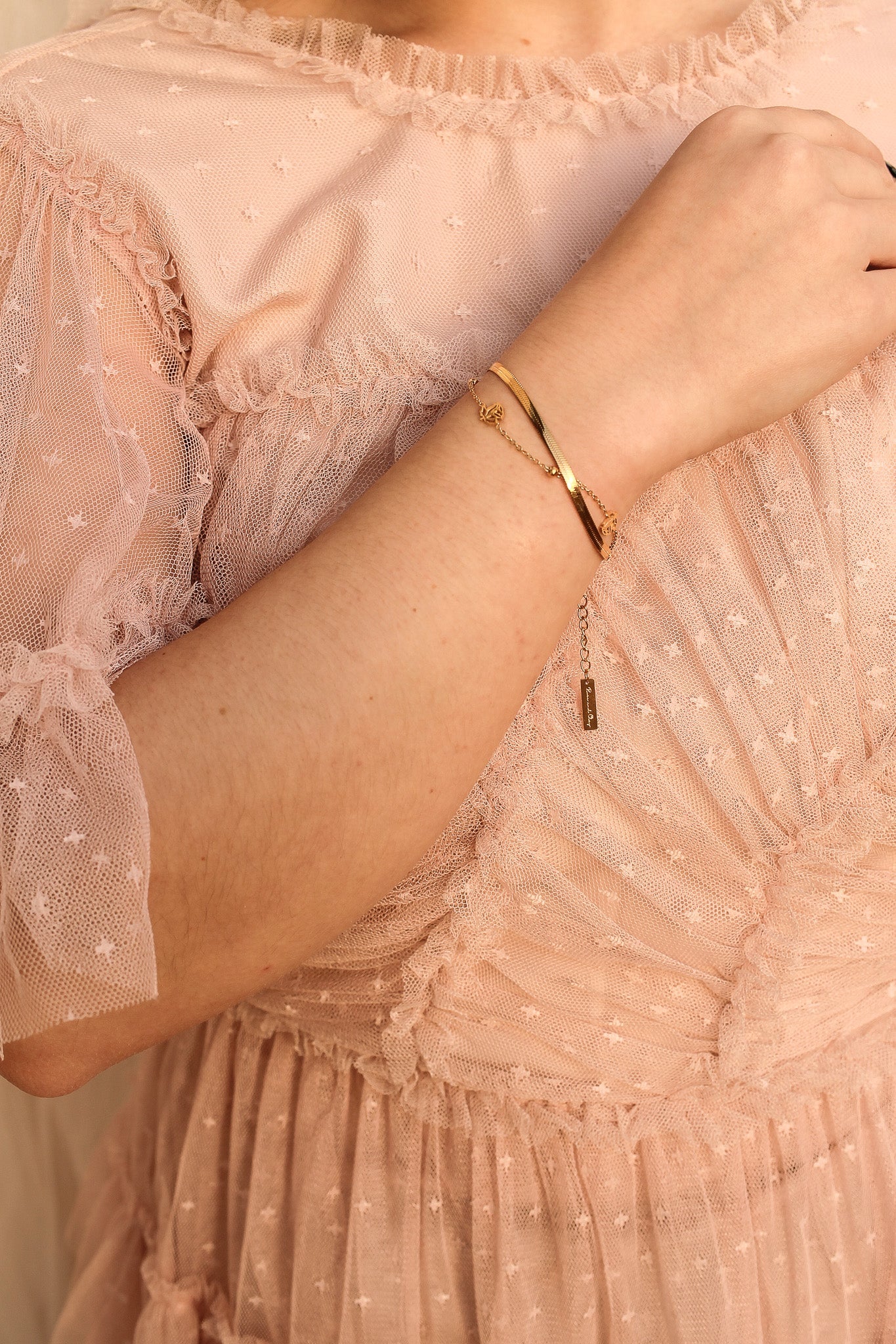 Anne Double Chain Bracelet - Image 8