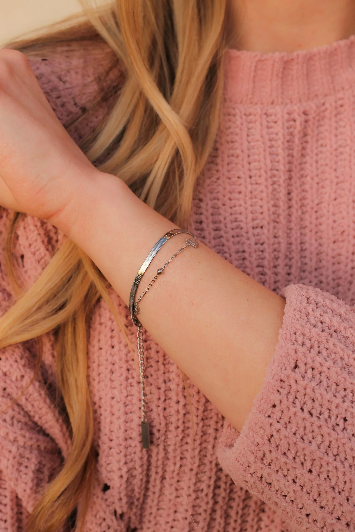 Anne Double Chain Bracelet - Image 9