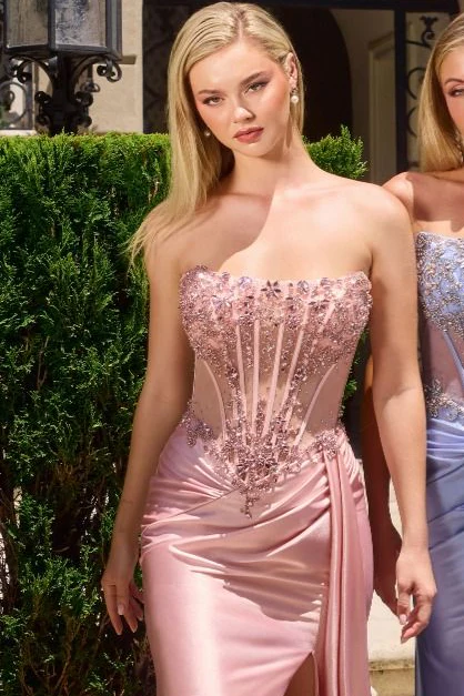 Anne Gown - Crystal Bodice With Straight Neckline - Image 9