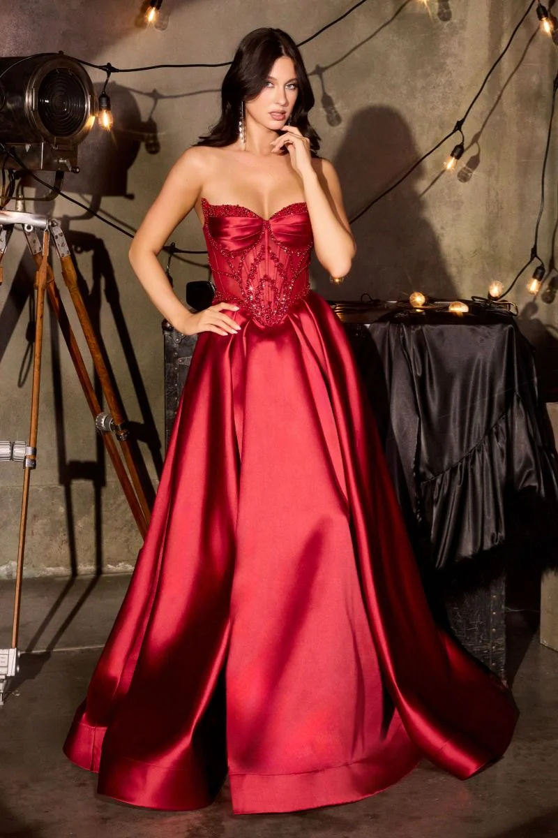 Annika Gown - A-line Corset Dress With Pockets - Image 5