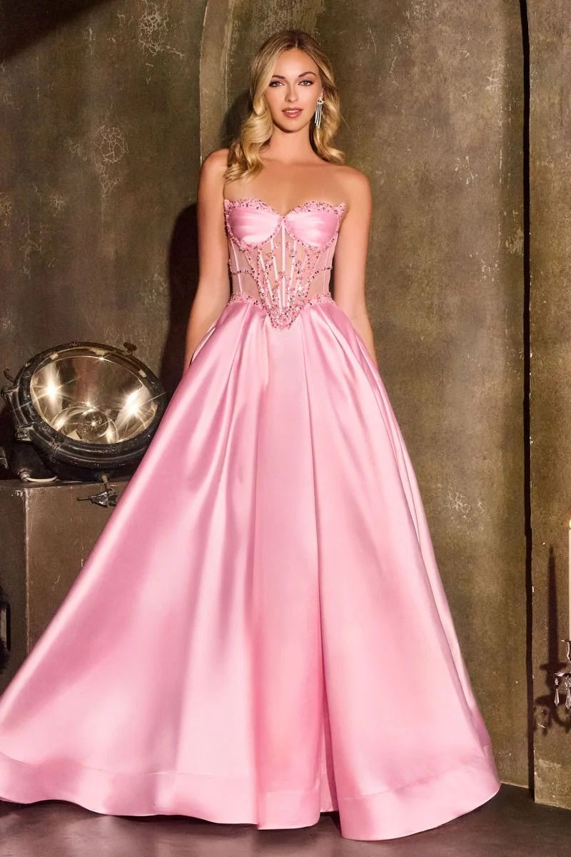 Annika Gown - A-line Corset Dress With Pockets - Image 8
