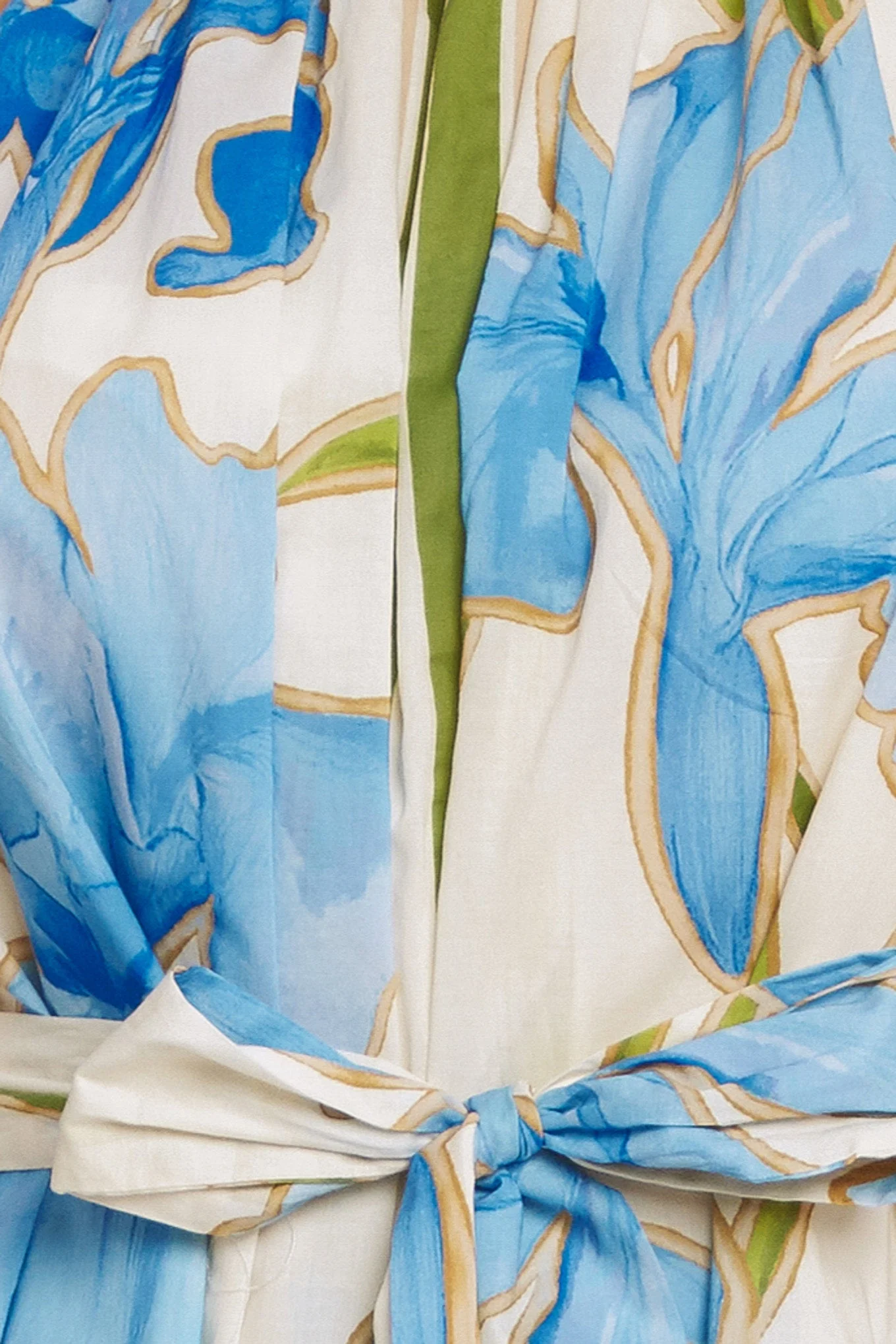 AZURE BLOOM HALTER MINI DRESS - Image 7
