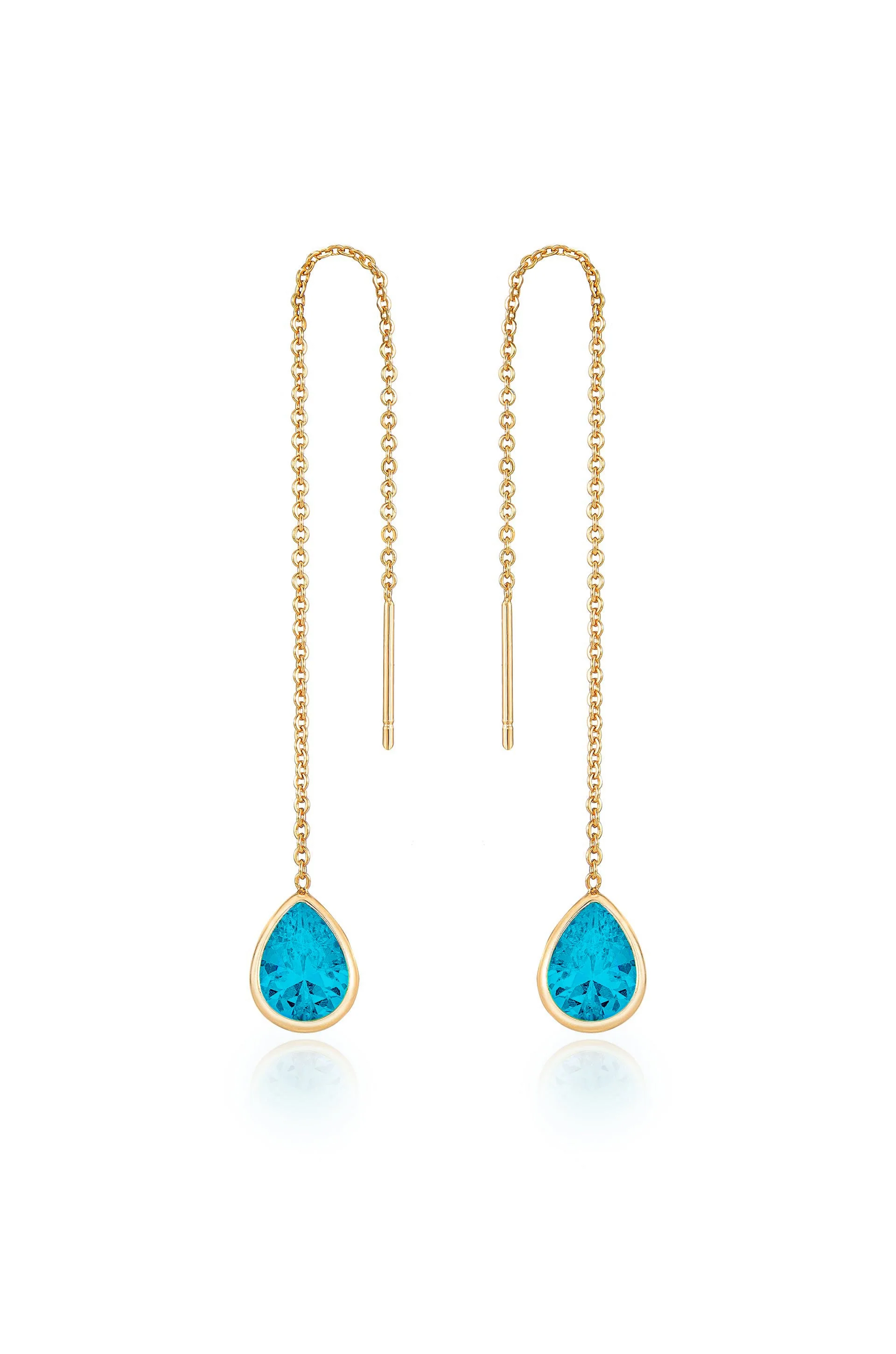 Barely There Chain and Crystal Dangle Earrings - Image 14