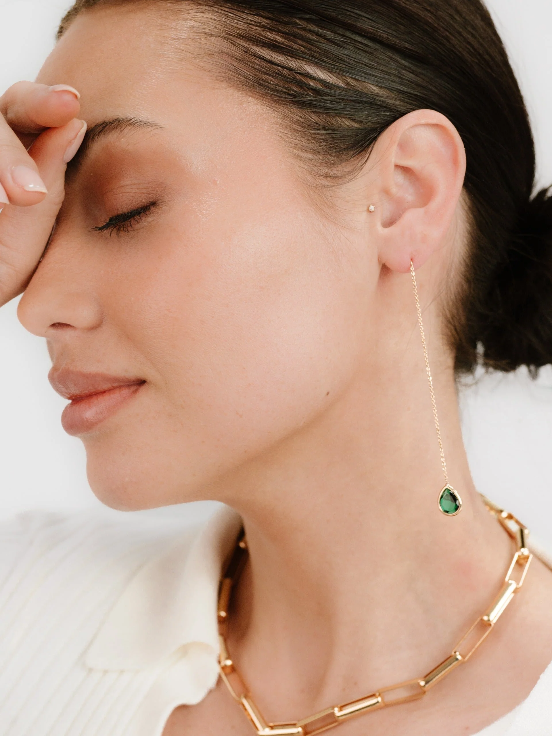 Barely There Chain and Crystal Dangle Earrings - Image 22
