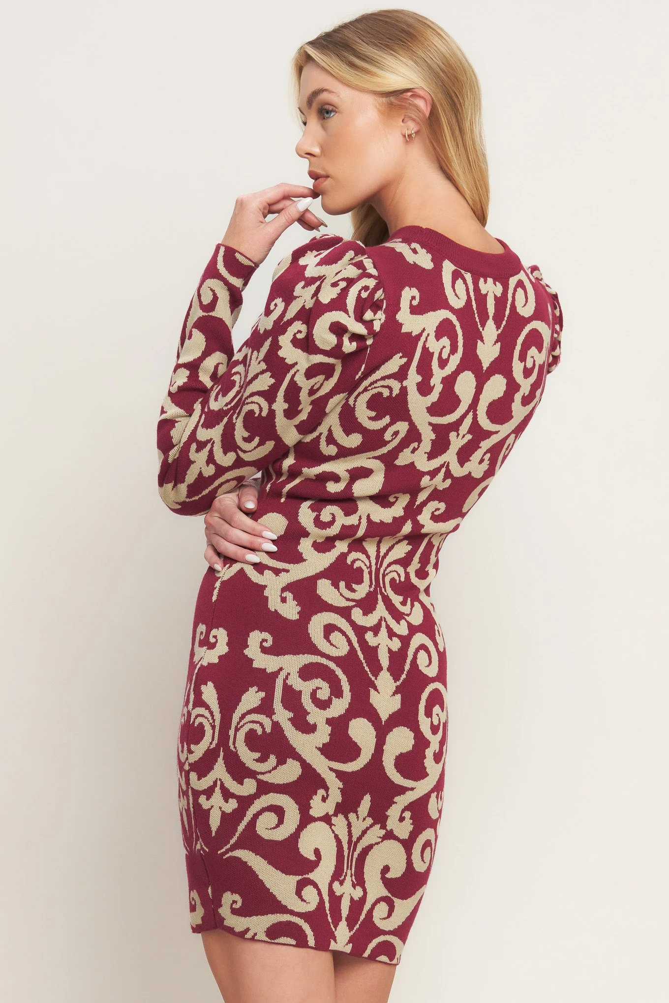 BASK IN LOVE SWEATER MINI DRESS - FINAL SALE - Image 5