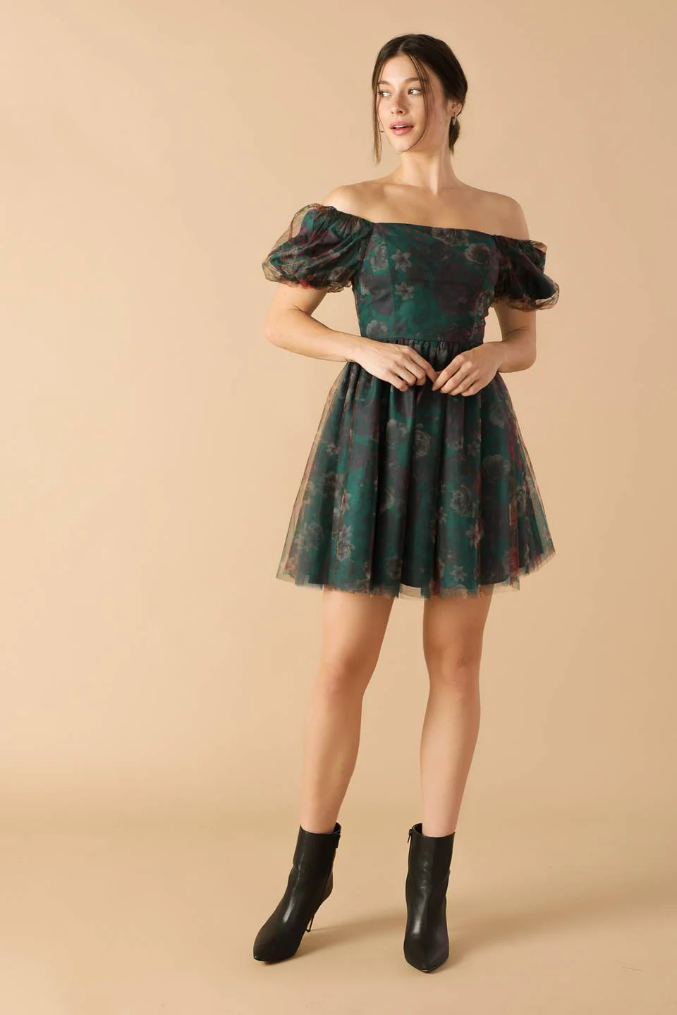 BE GOOD TO ME WOVEN ORGANZA DRESS - FINAL SALE - Image 3