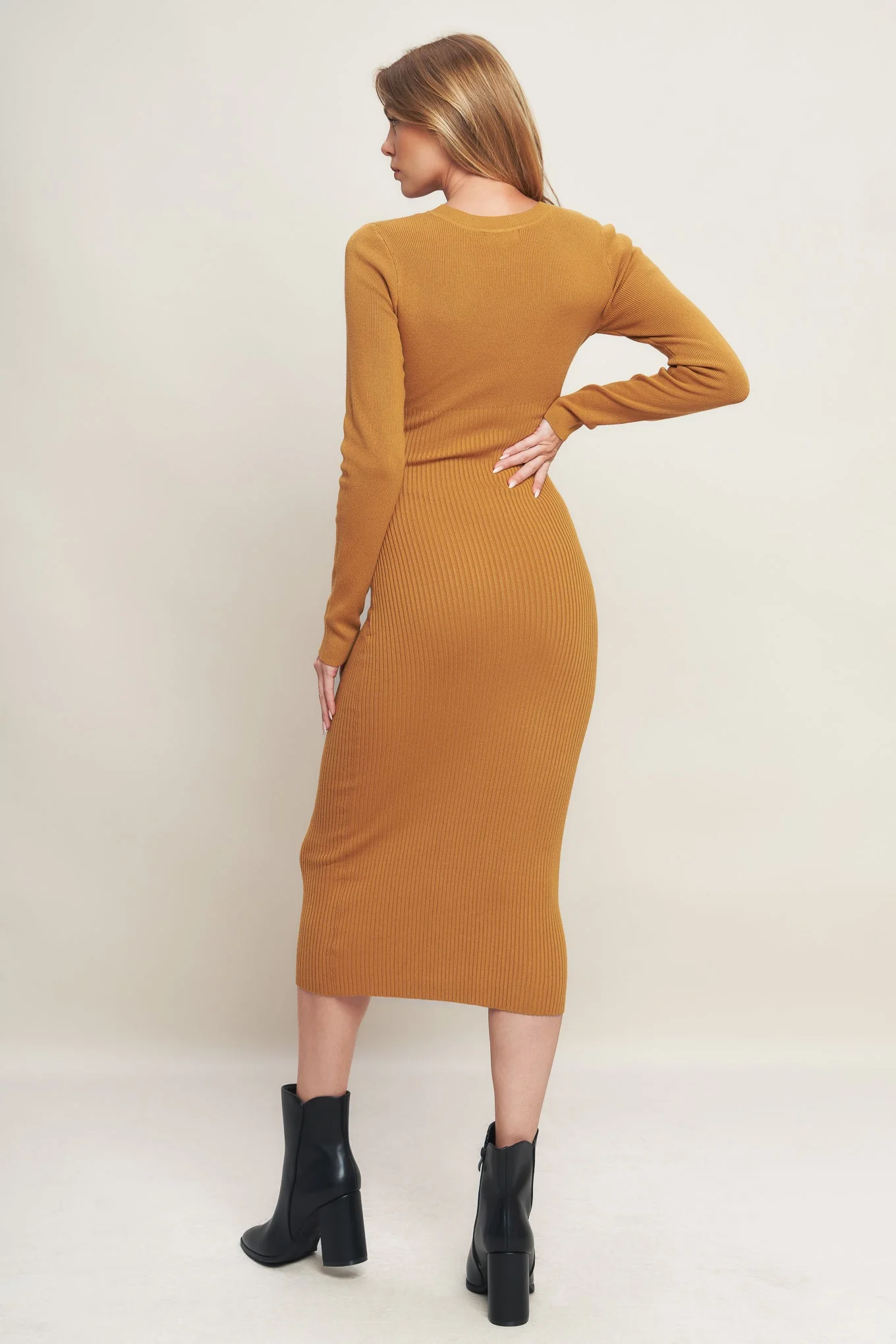 BE WITH YOU SWEATER MIDI DRESS - FINAL SALE - Image 9