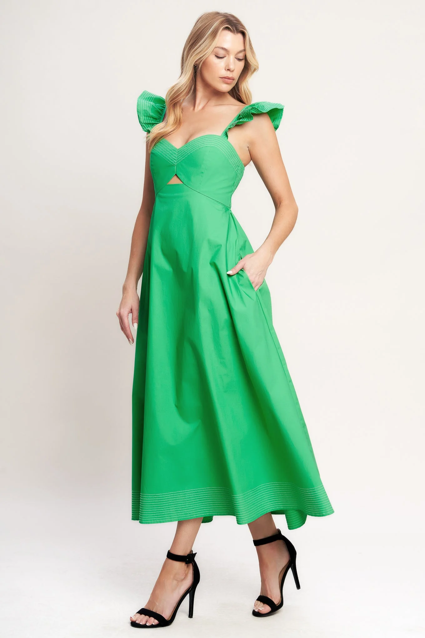 BEAUTIFULLY UNEXPECTED MIDI DRESS - FINAL SALE - Image 2