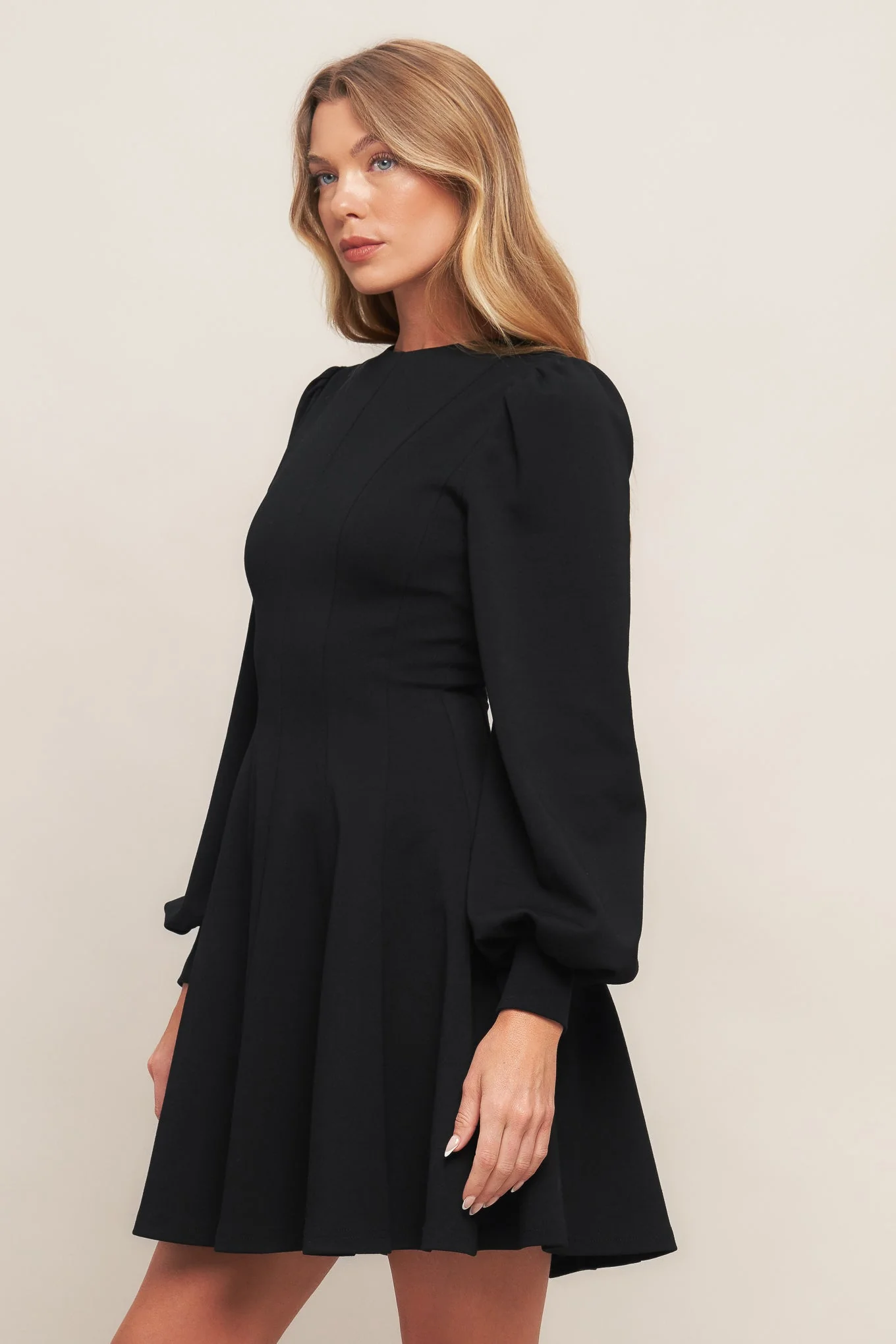BLACK SWAN HEAVY KNIT MINI DRESS - FINAL SALE - Image 5