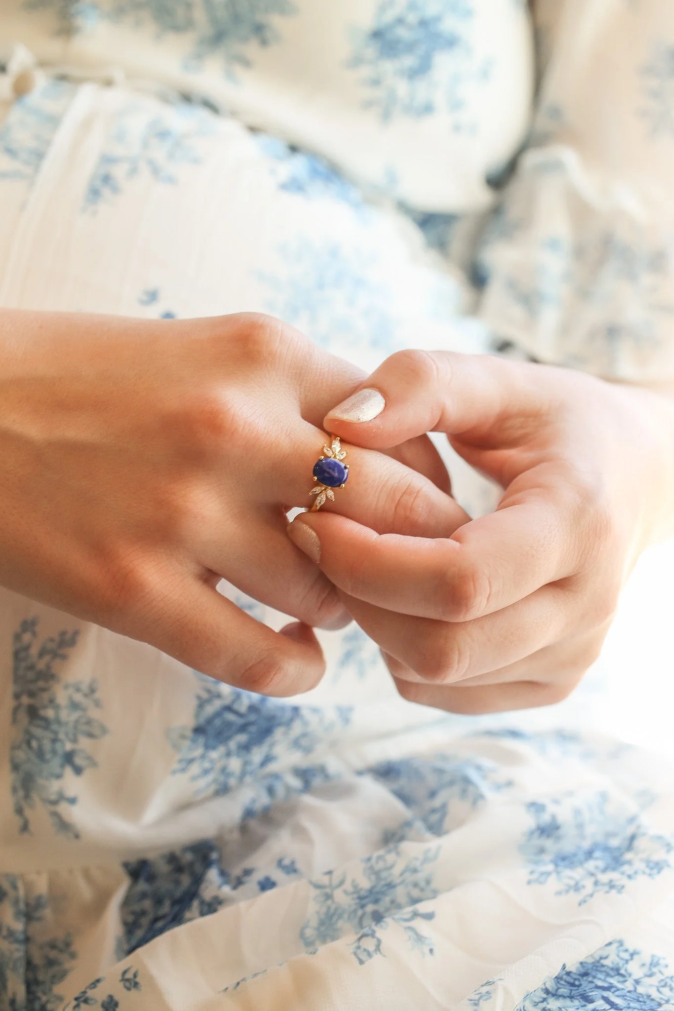 Blythe Ring in Lapis - Image 10