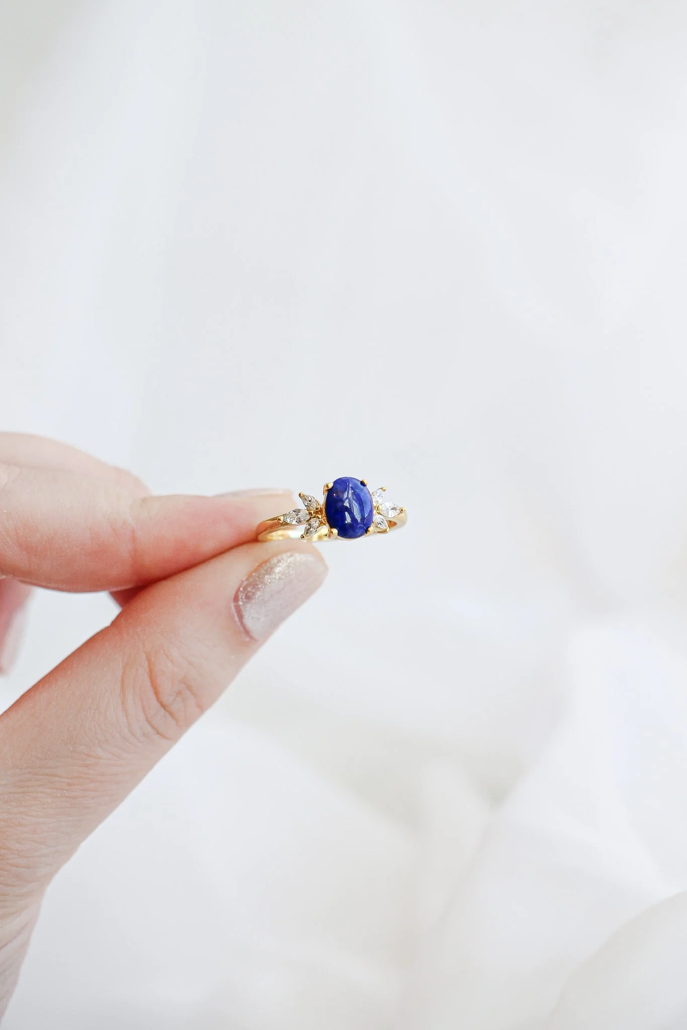 Blythe Ring in Lapis - Image 3