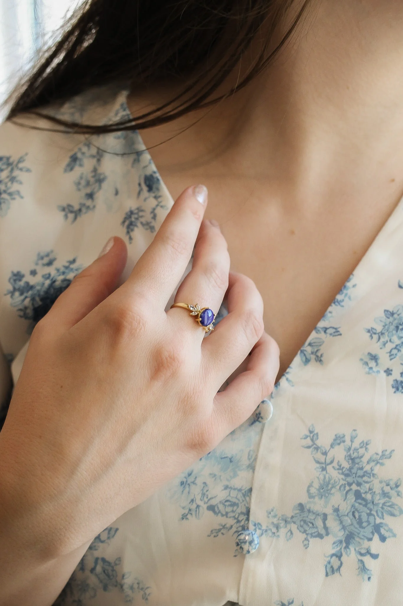 Blythe Ring in Lapis - Image 4