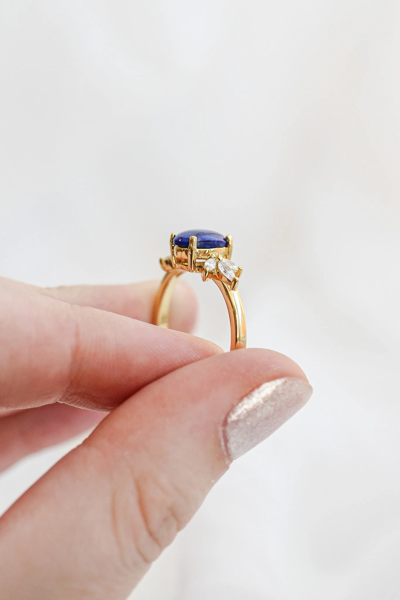Blythe Ring in Lapis - Image 5
