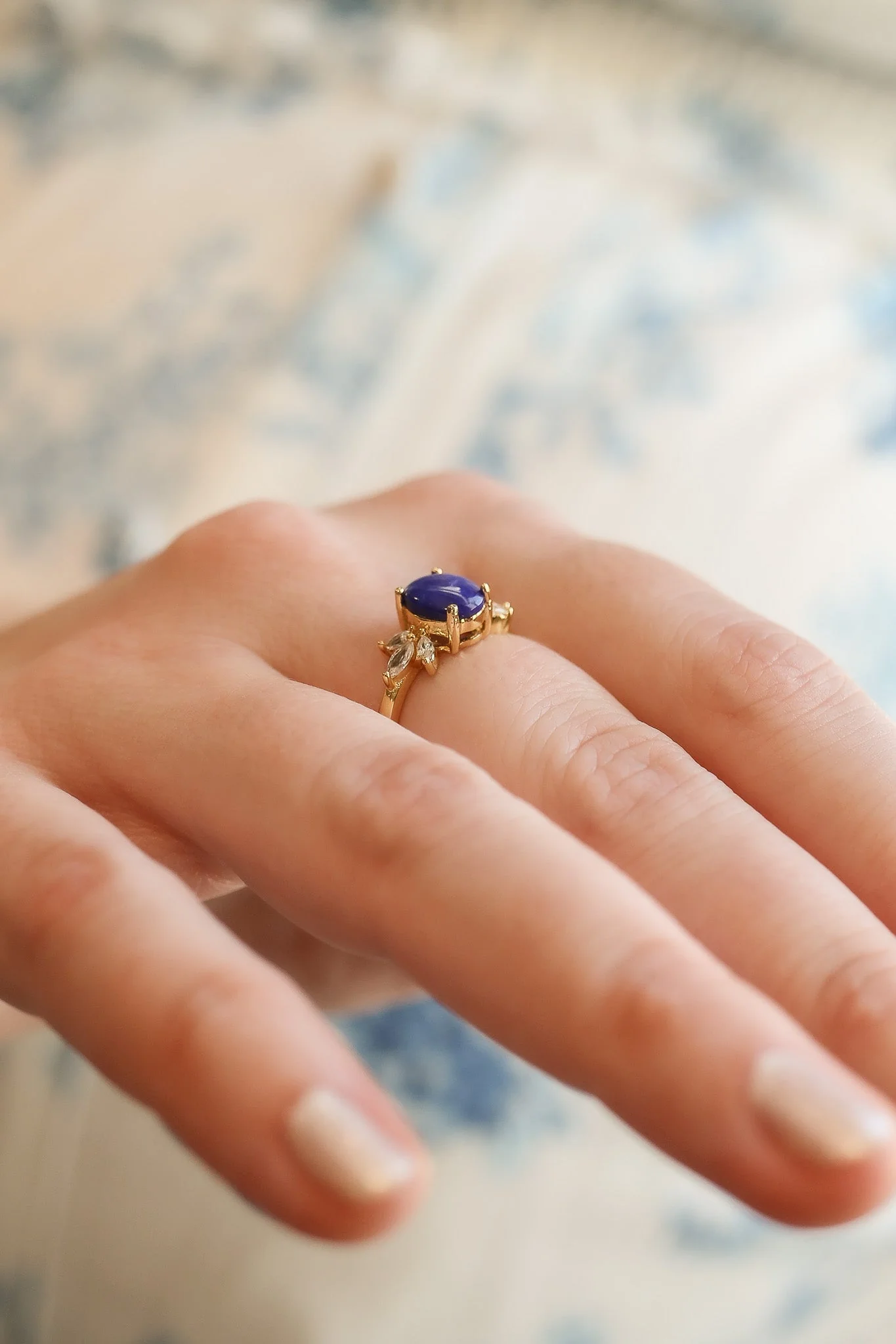 Blythe Ring in Lapis - Image 6