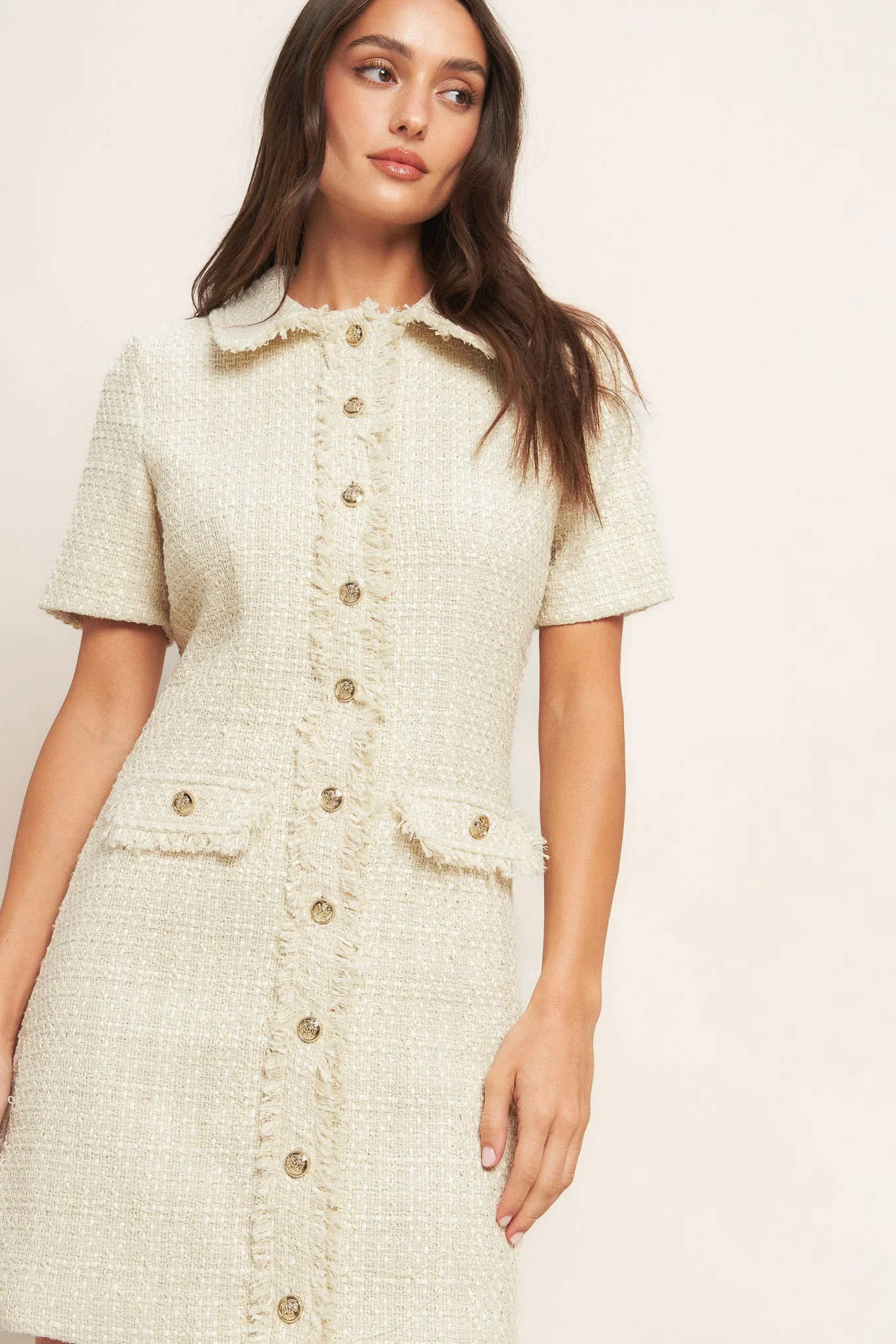 Size M, BOUCLÉ AFFAIR TWEED MINI DRESS - FINAL SALE - Image 5