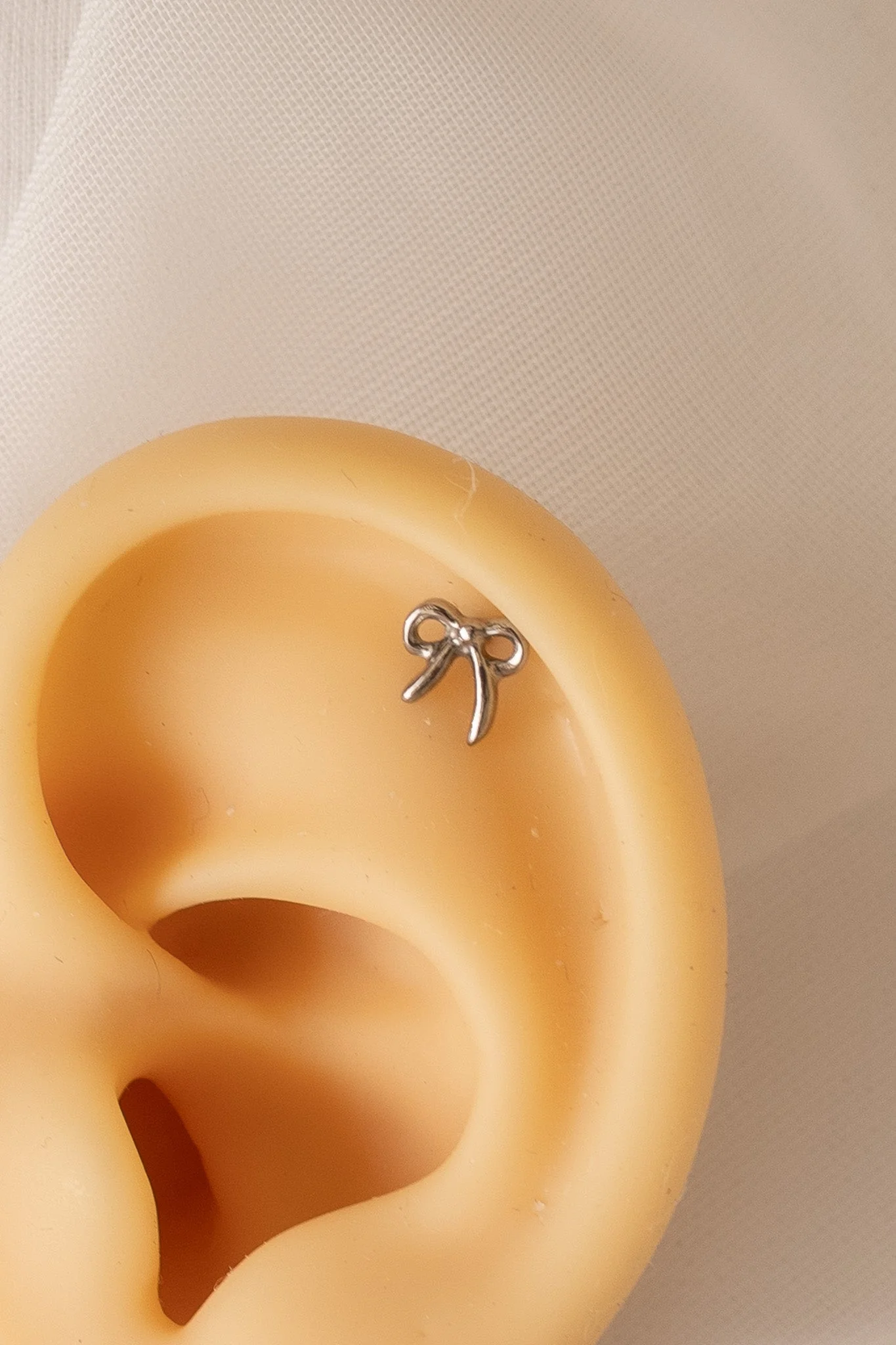 Bow Flat Back Stud Earring 2.0 - Image 3