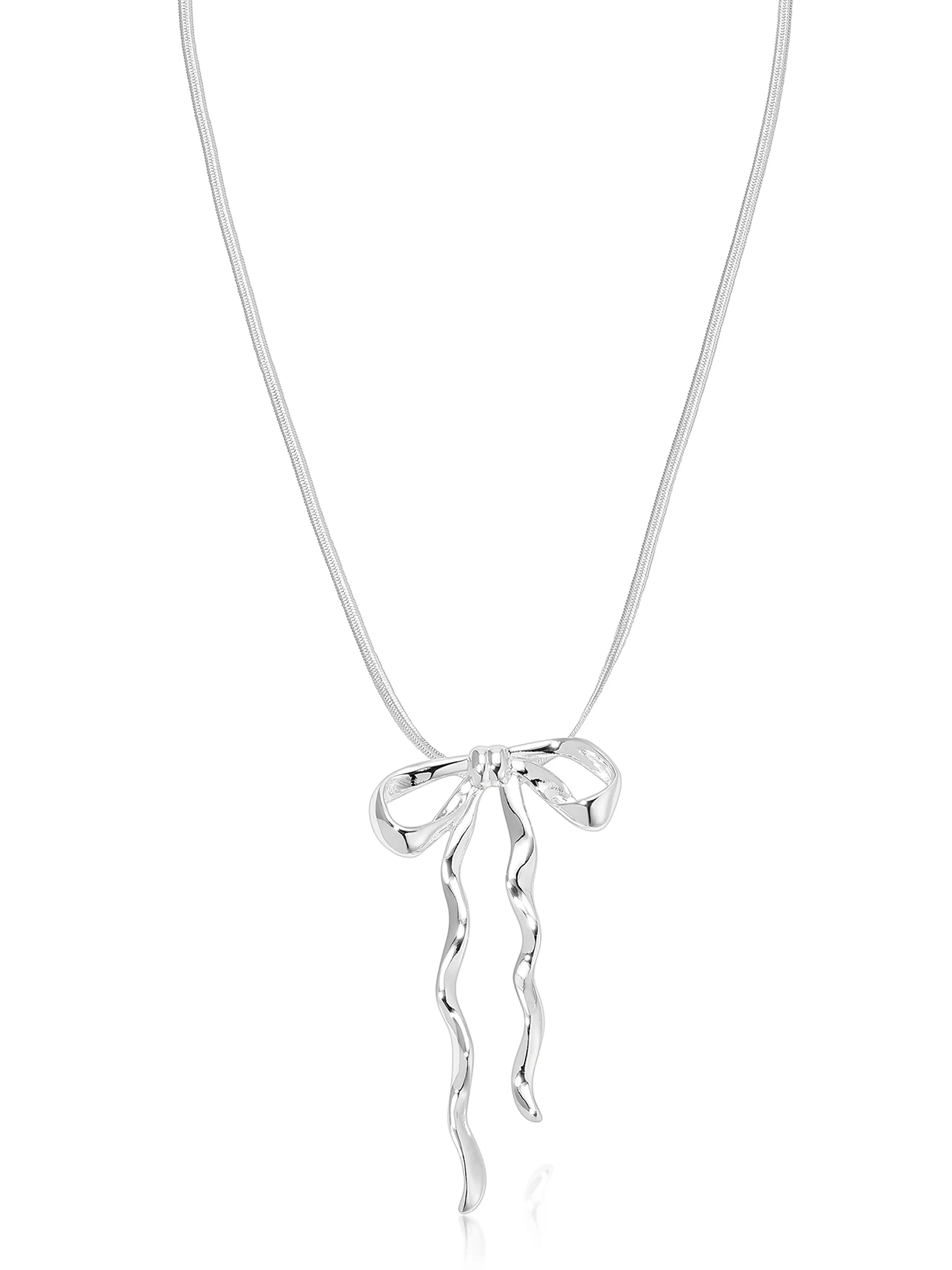 Bow Organica Pendant Necklace - Image 11