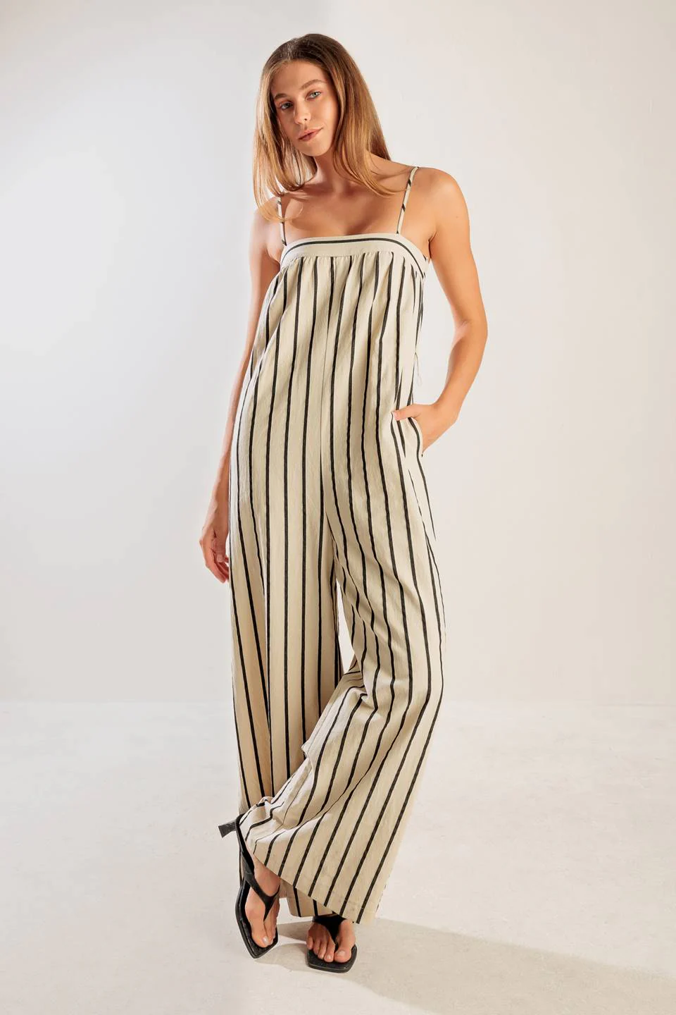 Brady Striped Jumpsuit - Image 7