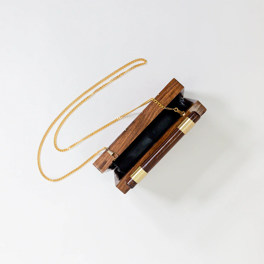 Brasswood Briefcase Clutch - Image 2
