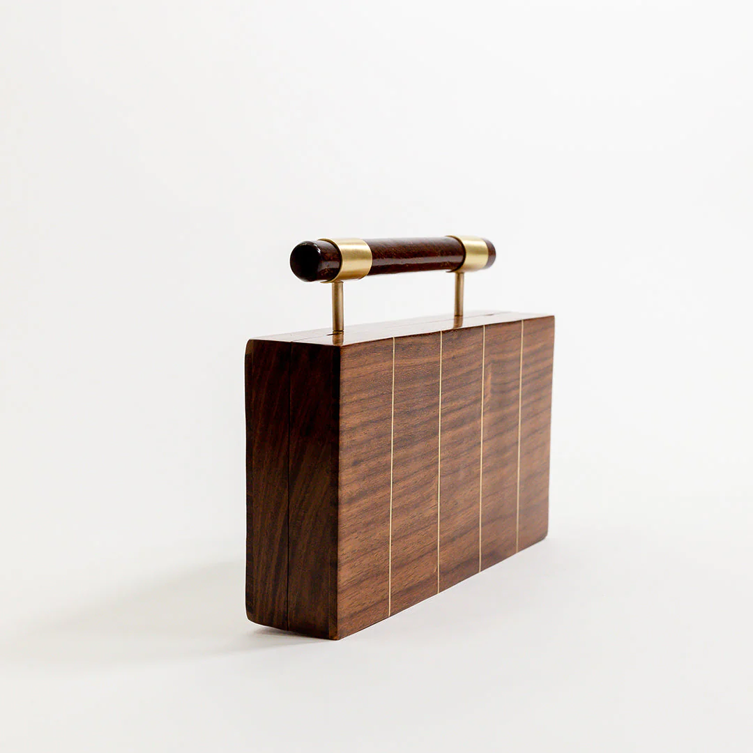 Brasswood Briefcase Clutch - Image 4