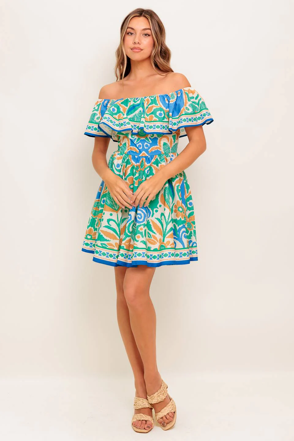 BRIA OFF THE SHOULDER MINI DRESS - Image 6