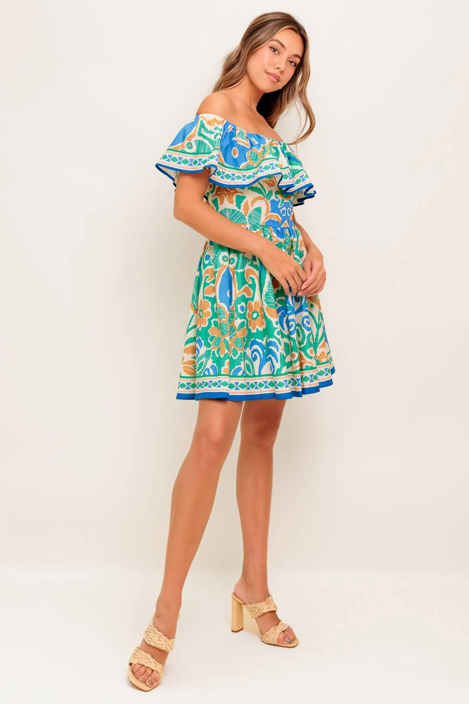BRIA OFF THE SHOULDER MINI DRESS - Image 7