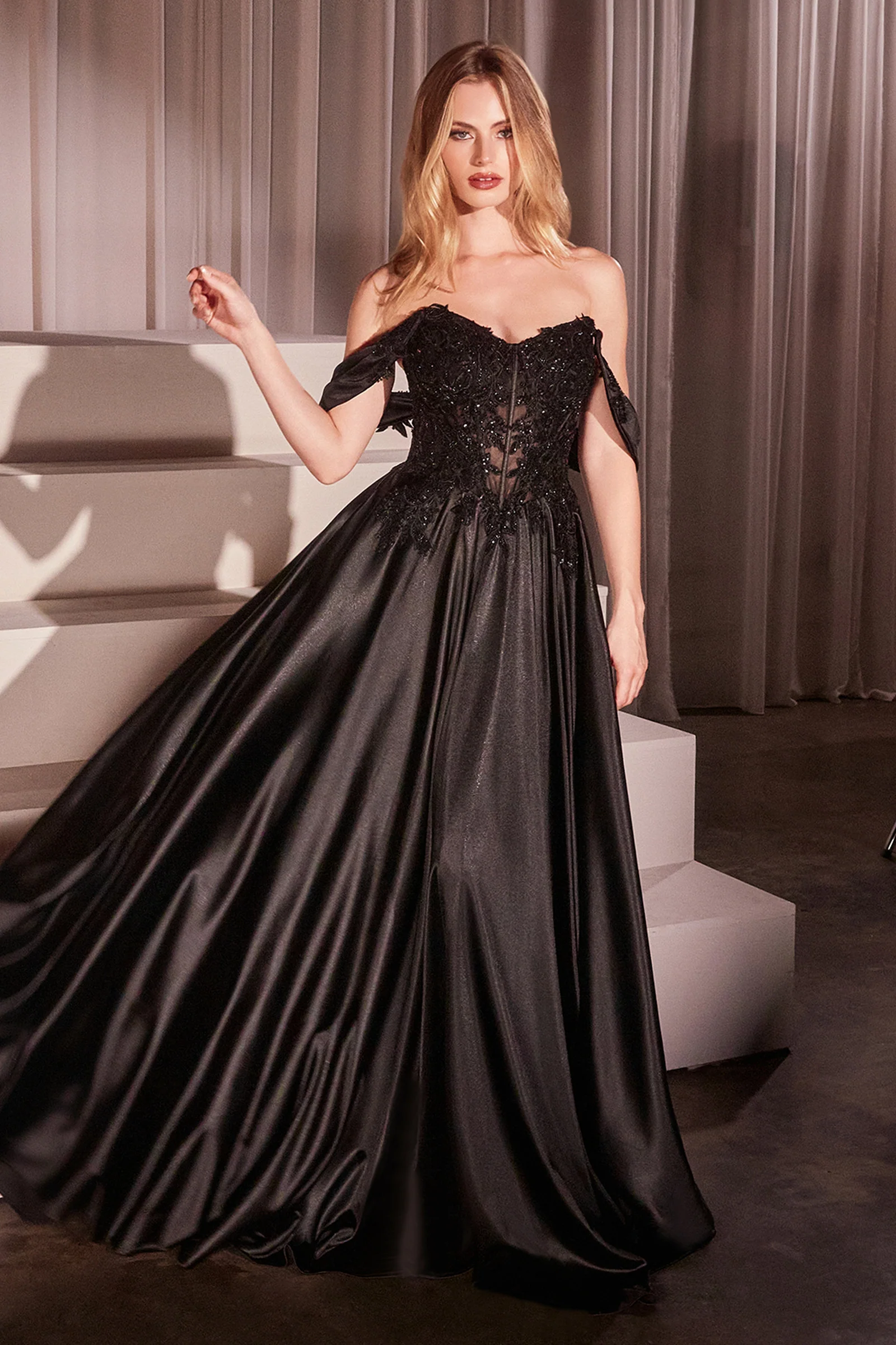 Bronwyn Gown - A-Line Dress With Removable Straps - Image 12