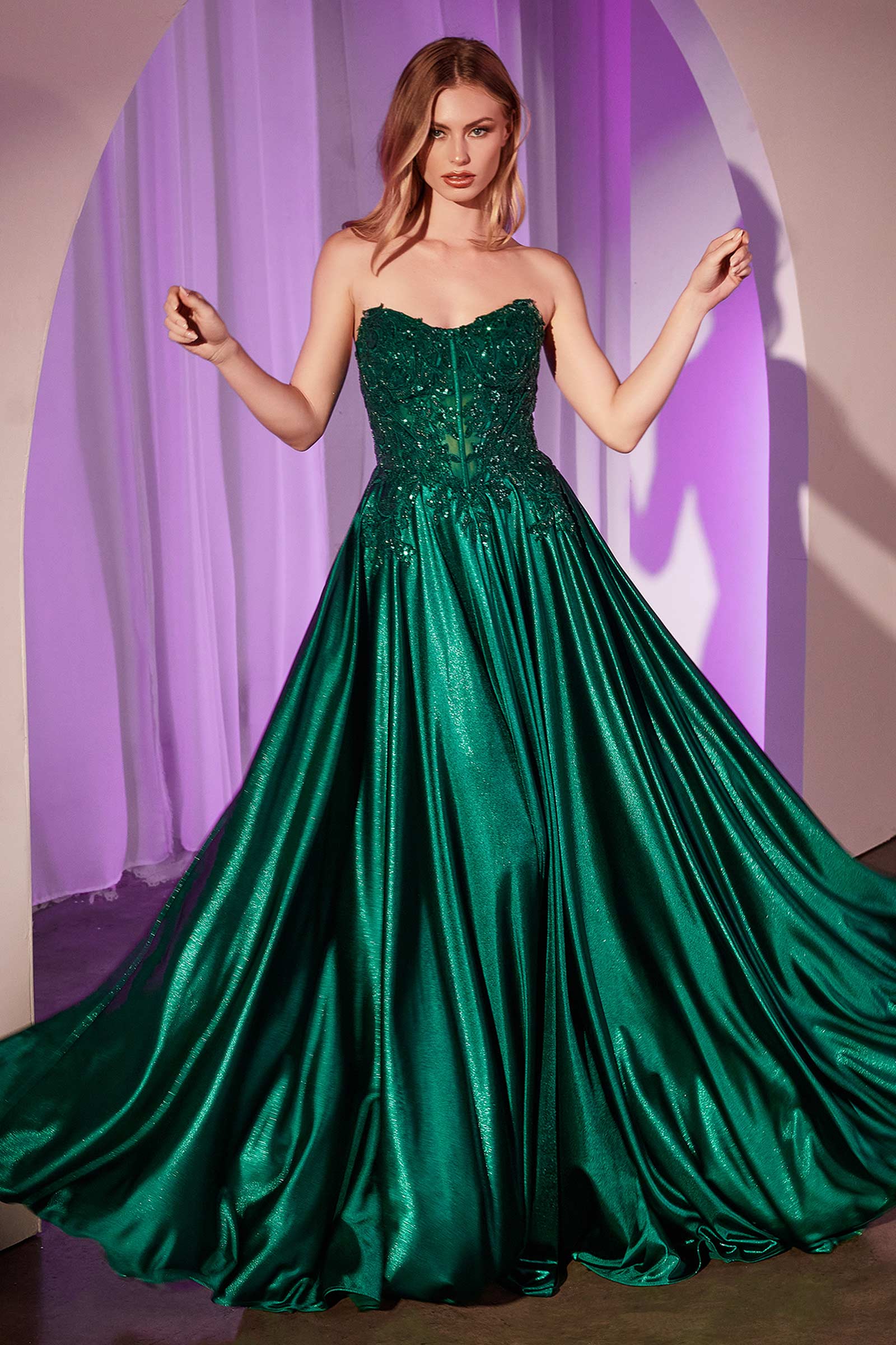 Bronwyn Gown - A-Line Dress With Removable Straps - Image 3