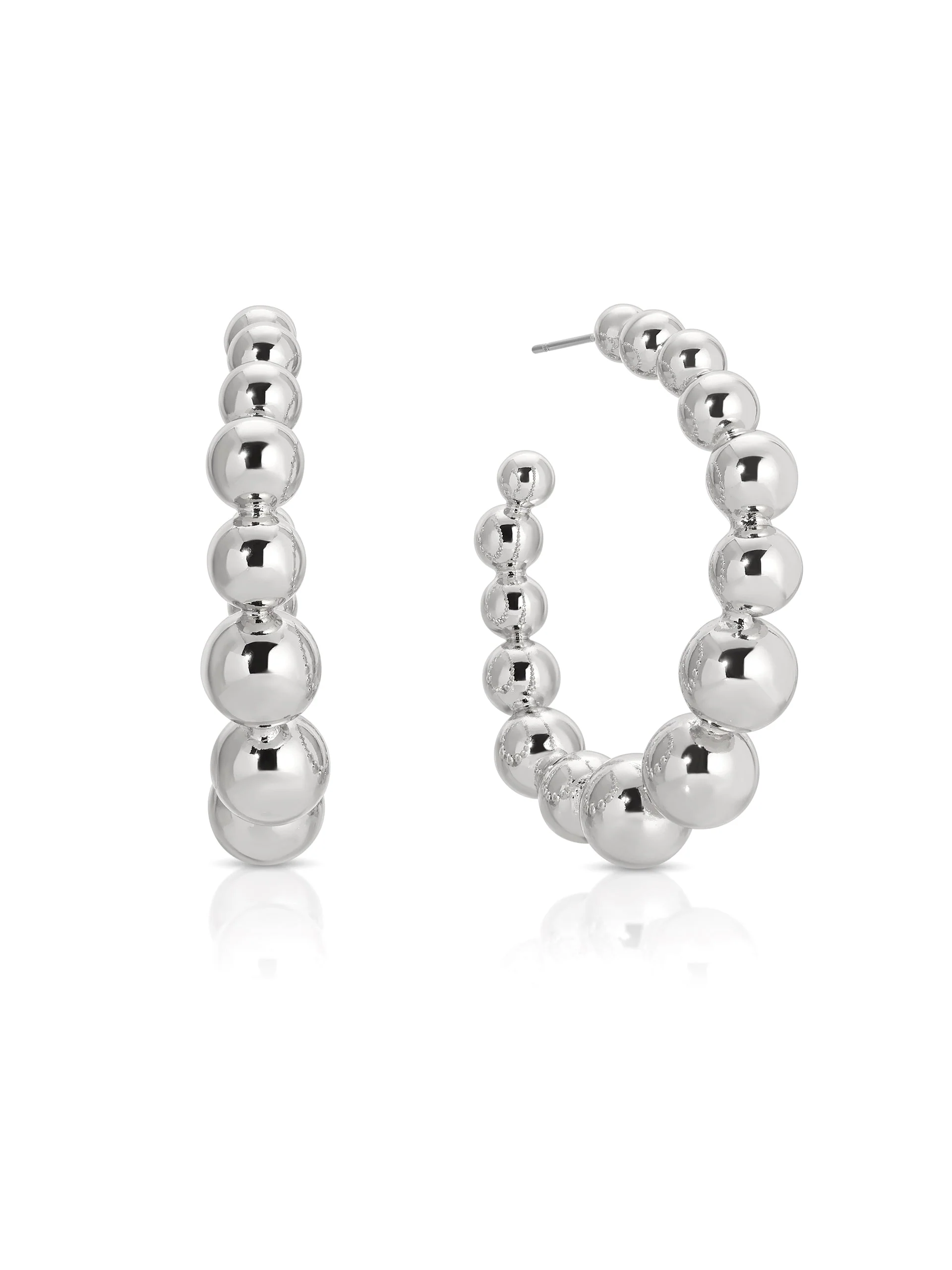 Bubble Ball Hoop Earrings - Image 8