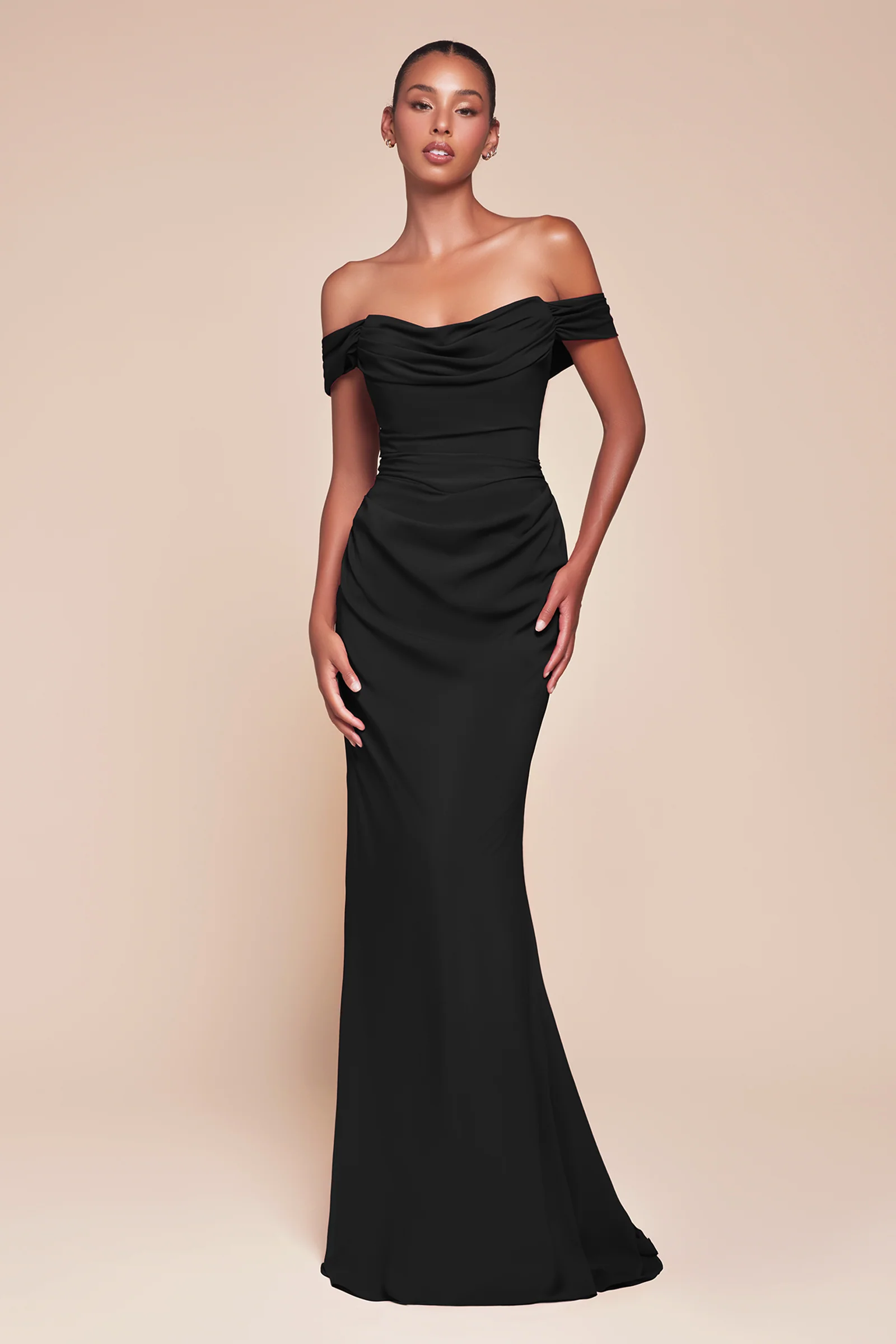 Caitlin Gown - Convertible Tie Chiffon Dress - Image 12