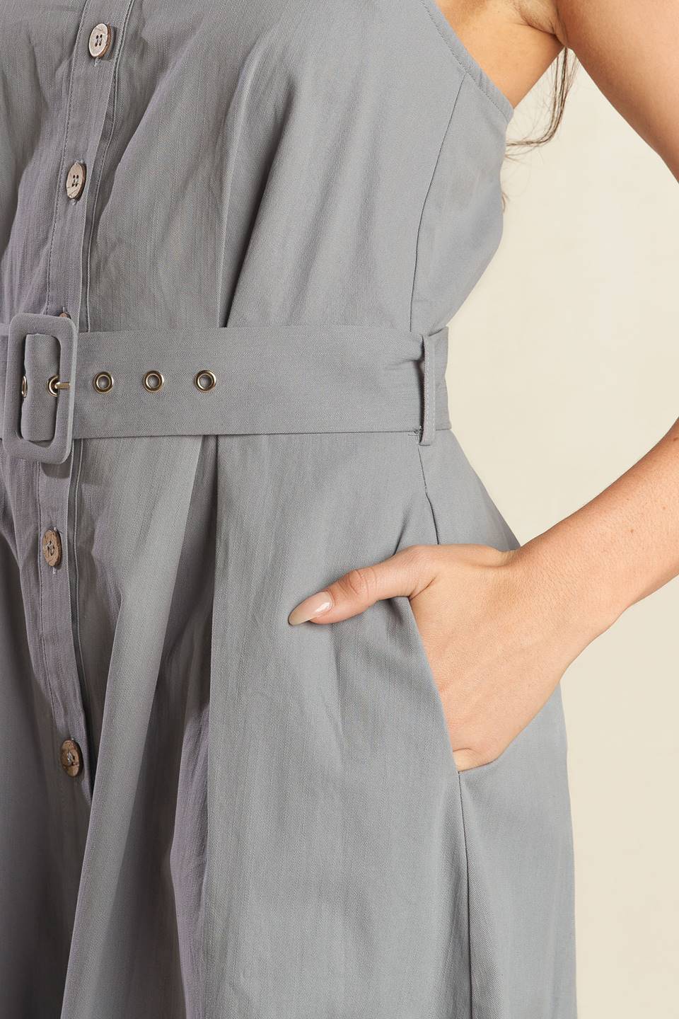 CALIFORNIA DREAMING BUTTON DOWN DRESS - FINAL SALE - Image 15