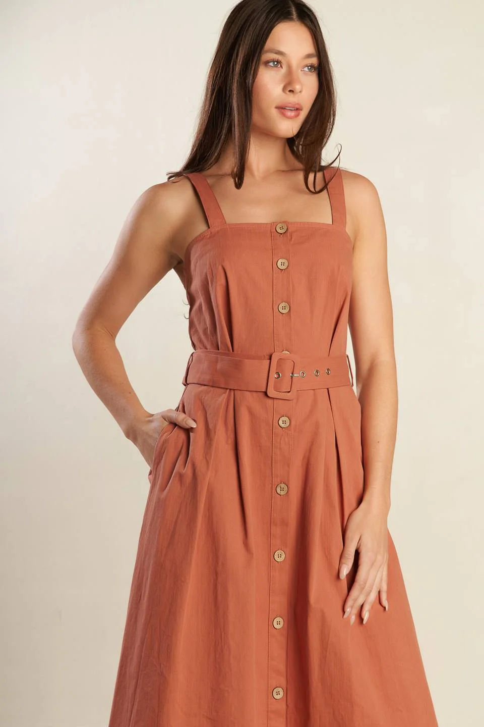 CALIFORNIA DREAMING BUTTON DOWN DRESS - FINAL SALE - Image 18