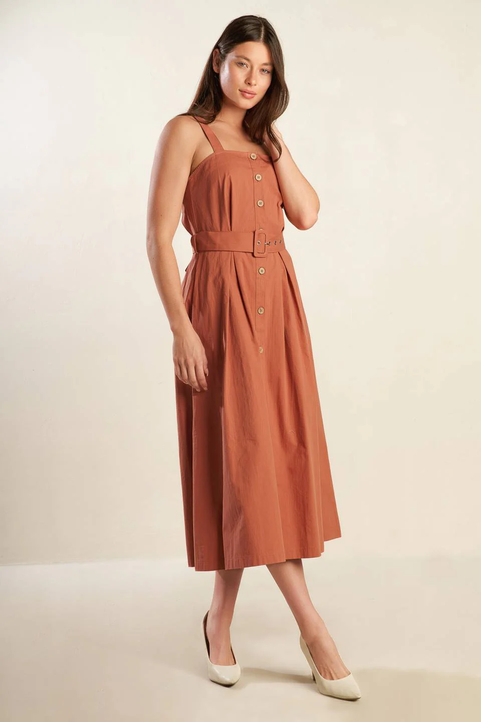CALIFORNIA DREAMING BUTTON DOWN DRESS - FINAL SALE - Image 2