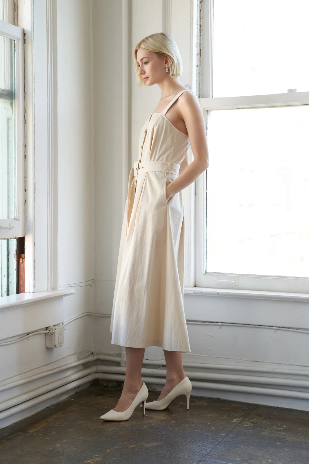 CALIFORNIA DREAMING BUTTON DOWN DRESS - FINAL SALE - Image 6