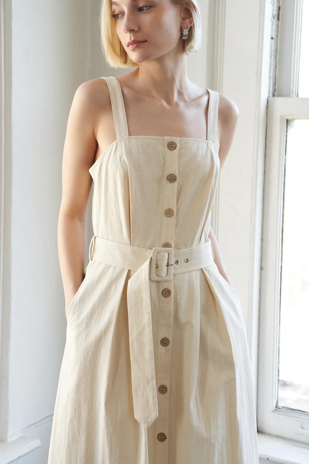 CALIFORNIA DREAMING BUTTON DOWN DRESS - FINAL SALE - Image 8